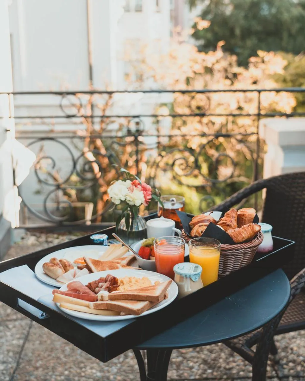 Continental breakfast in Carlton Lausanne Boutique Hôtel