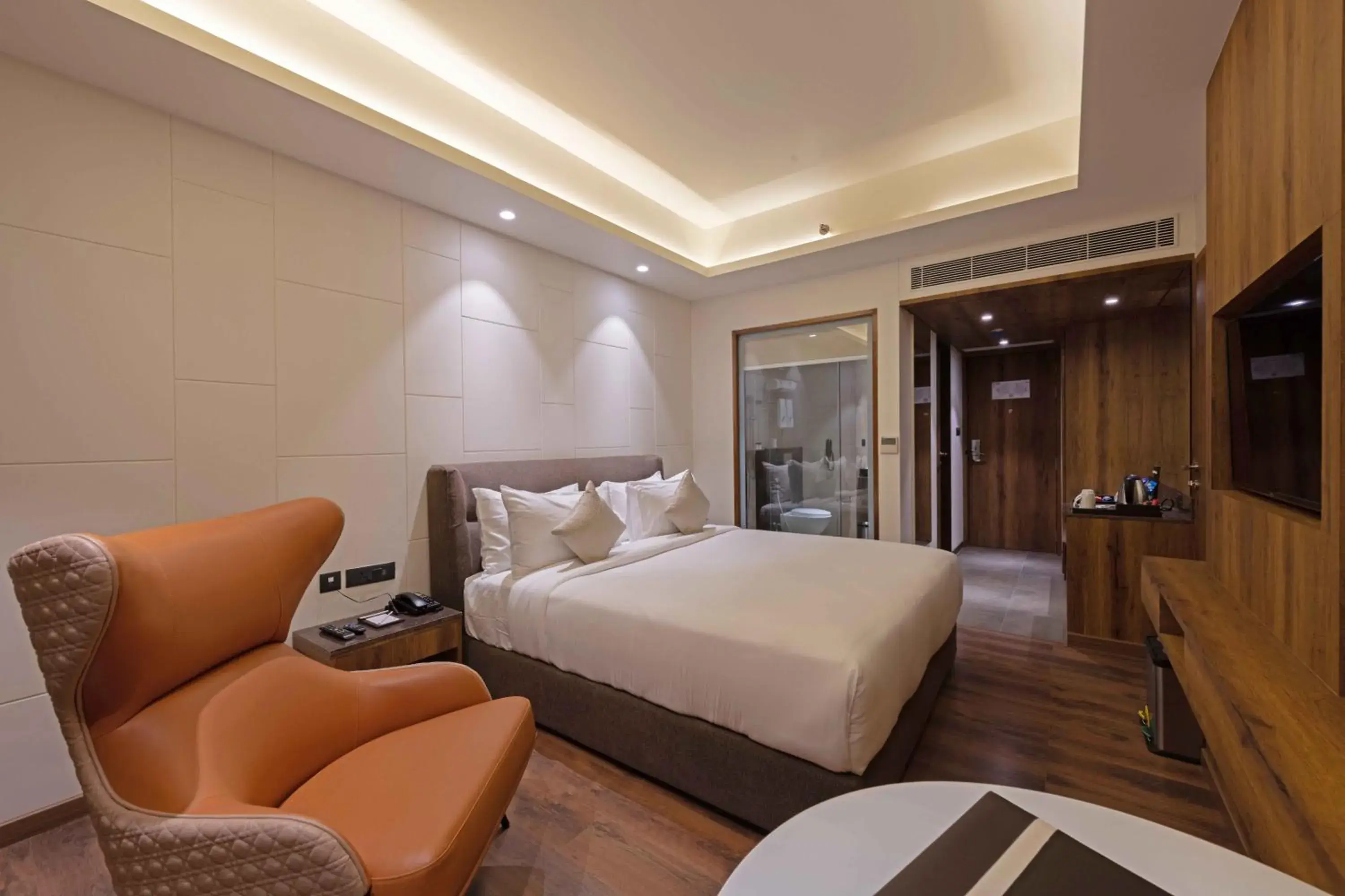 Bedroom, Bed in The Fern Royal Farm Resort, Anjar Bedroom, Bed in The Fern Royal Farm Resort, Anjar