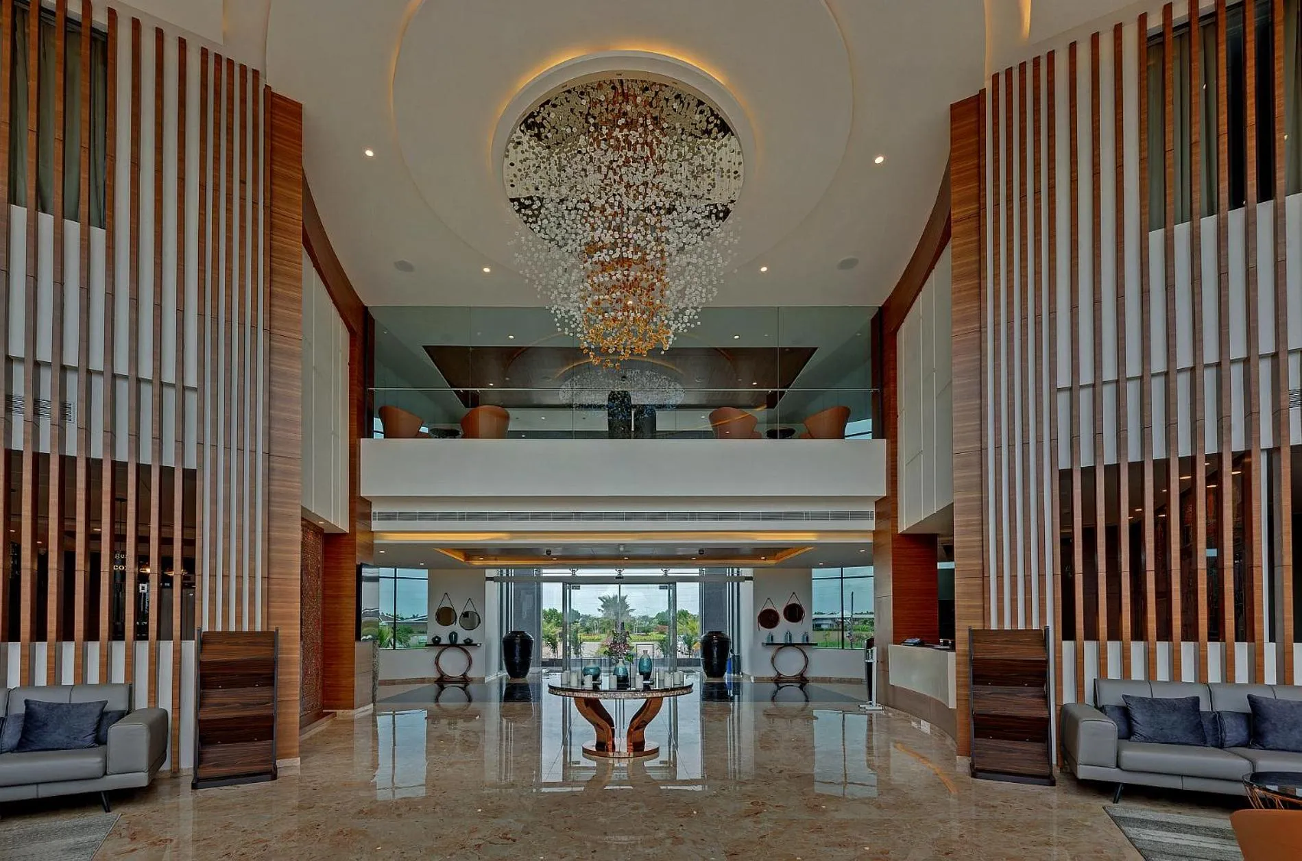 Lobby or reception in The Fern Royal Farm Resort, Anjar