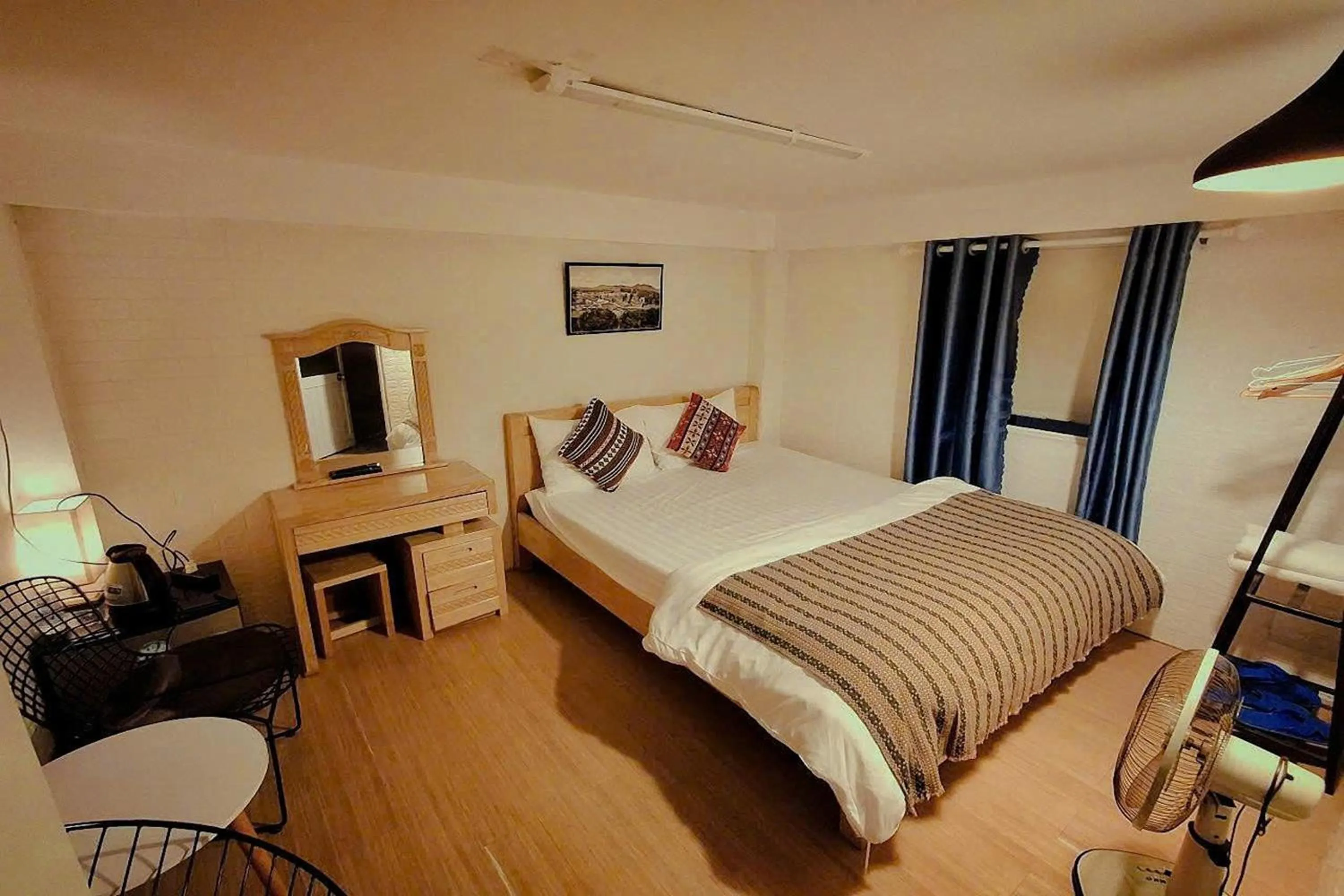 Bed in Chau Giang Hotel