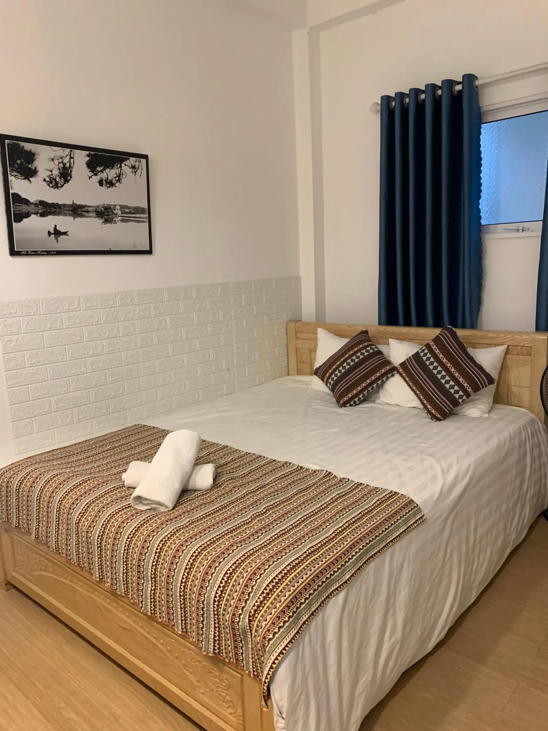 Bed in Chau Giang Hotel