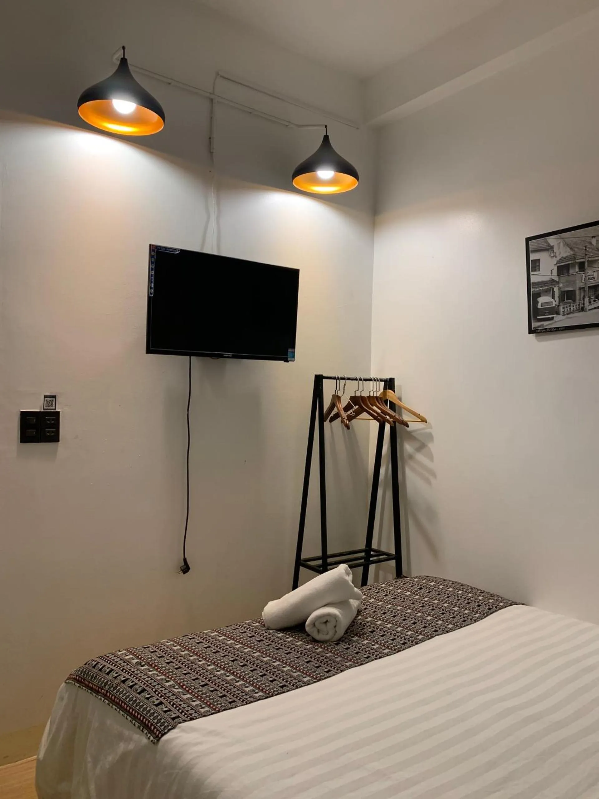 Bed in Chau Giang Hotel