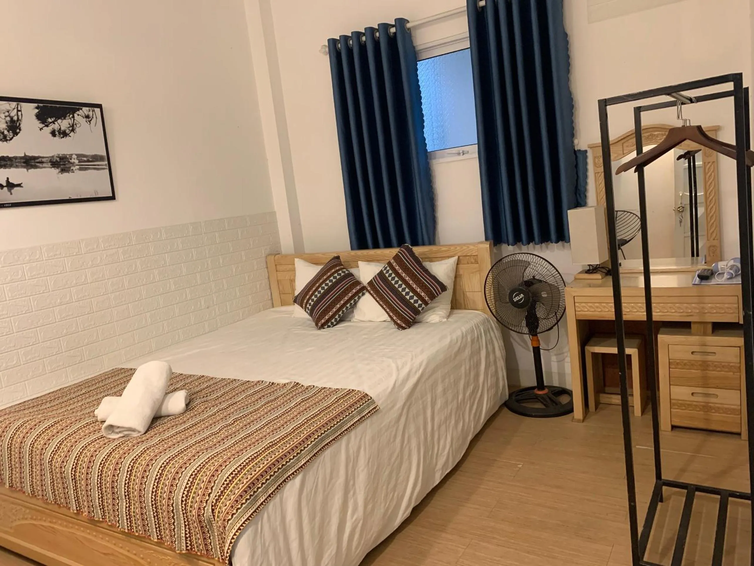 Bed in Chau Giang Hotel