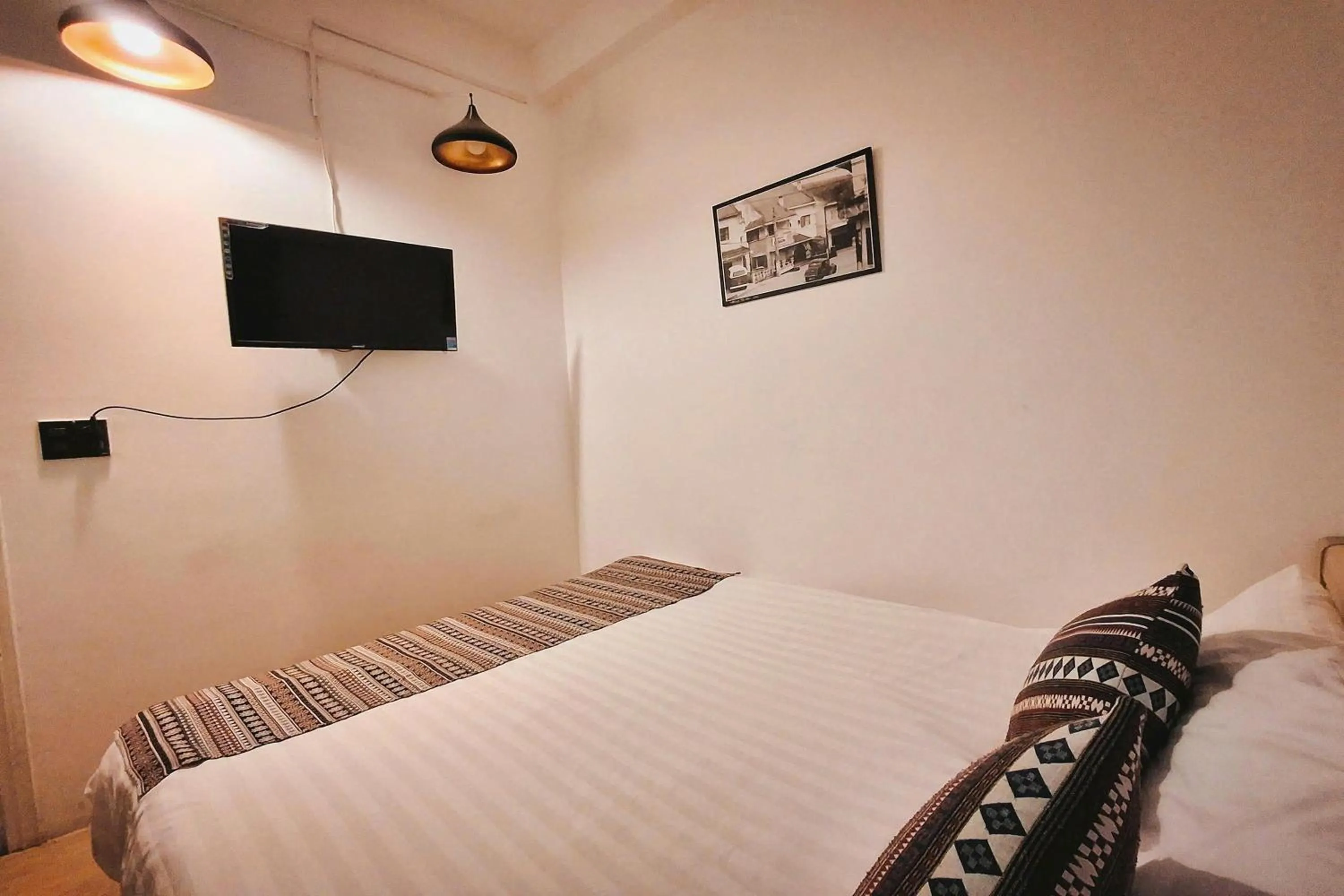 Bed in Chau Giang Hotel