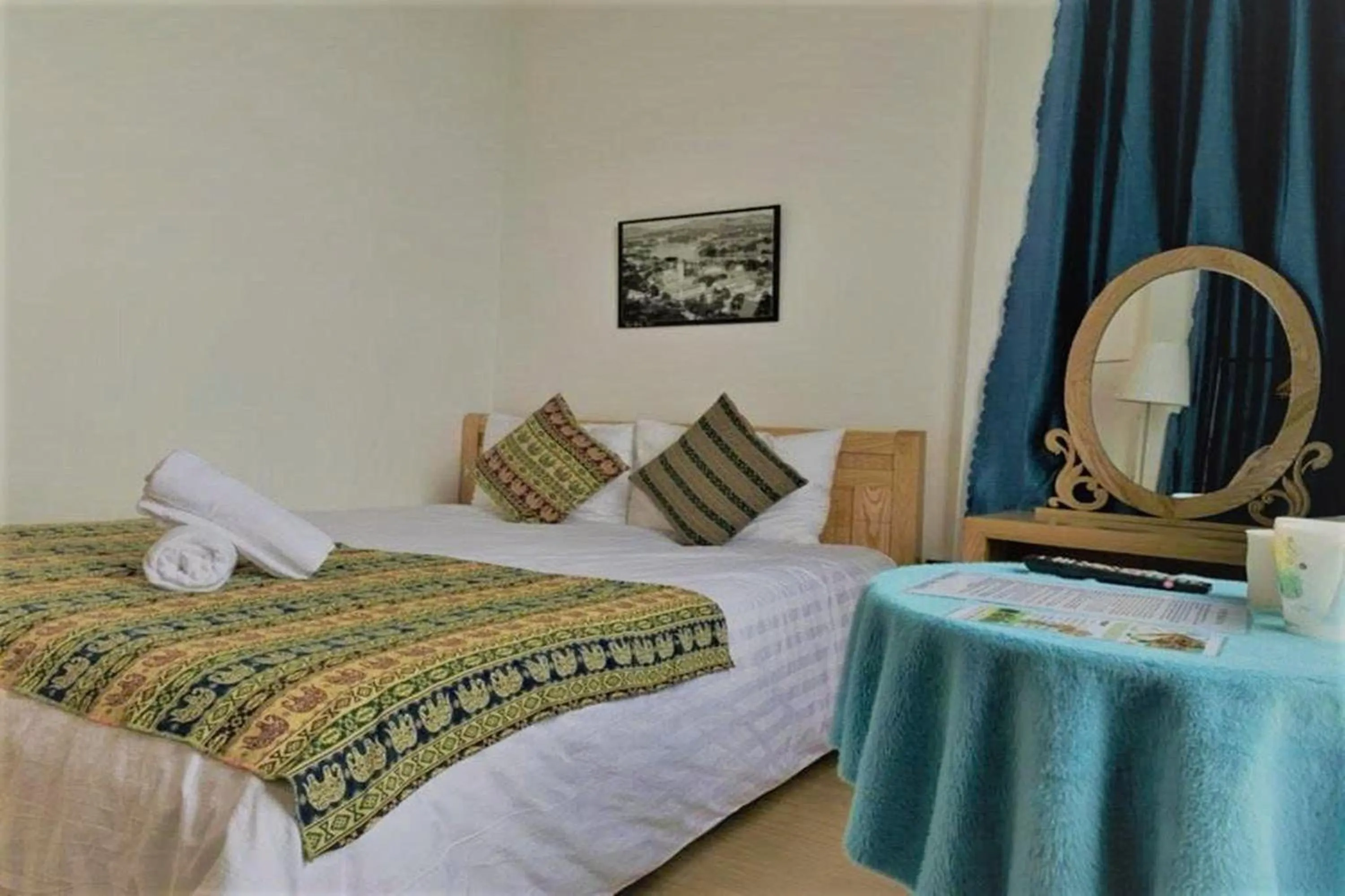 Bed in Chau Giang Hotel