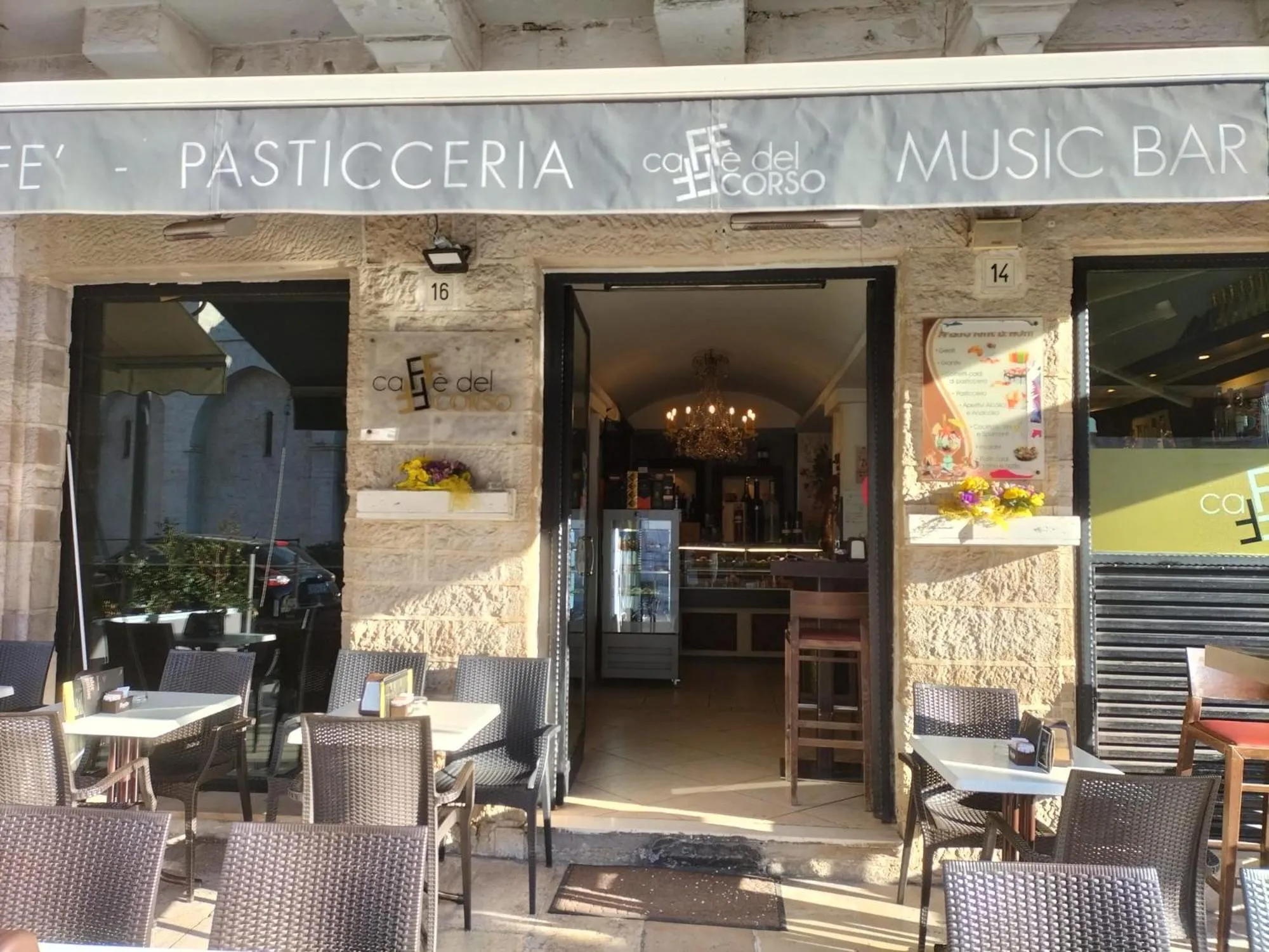 Italian breakfast in La Luna e il Sole