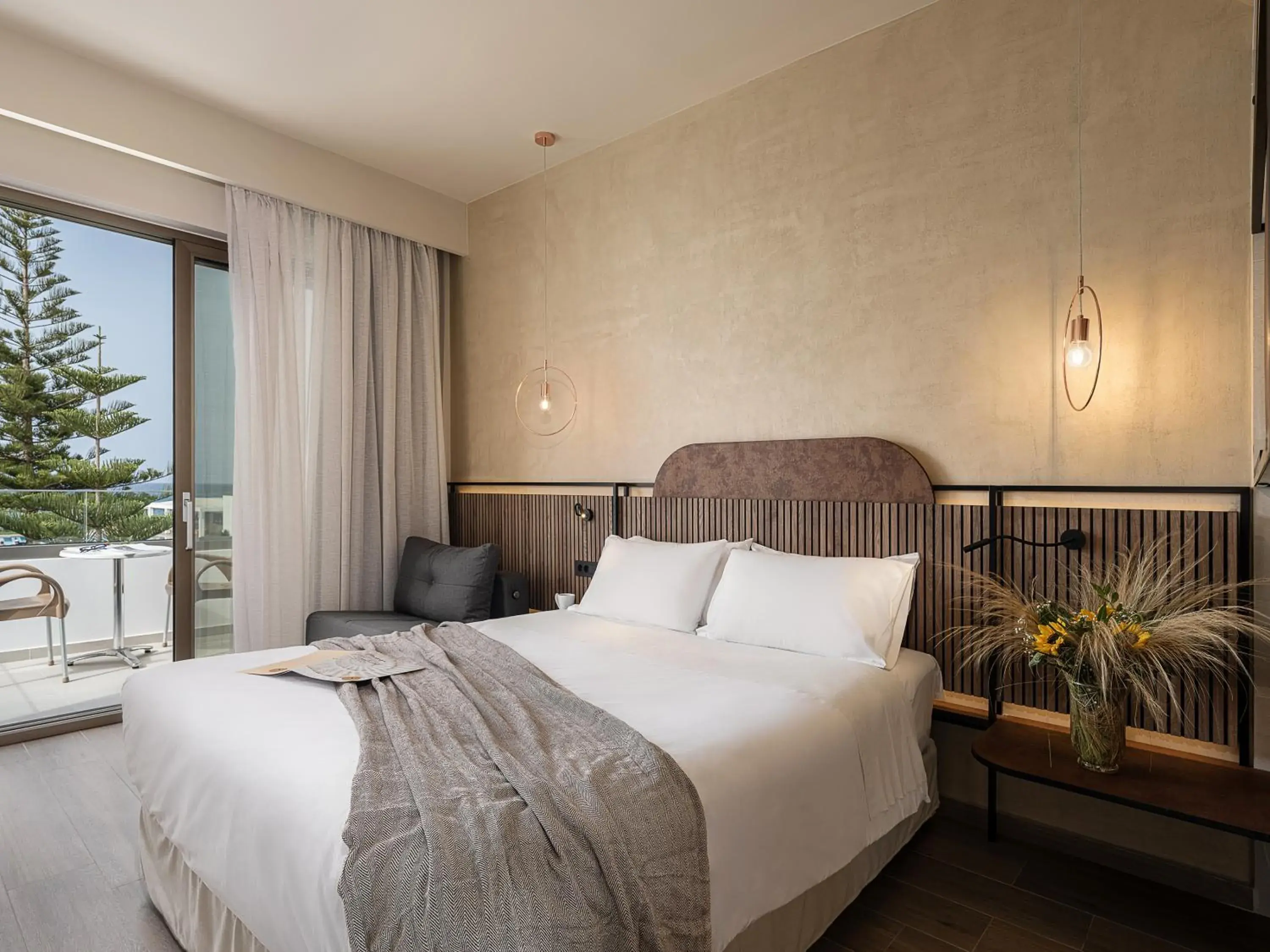 Bed in Geraniotis Hotel and Resort Bed in Geraniotis Hotel and Resort