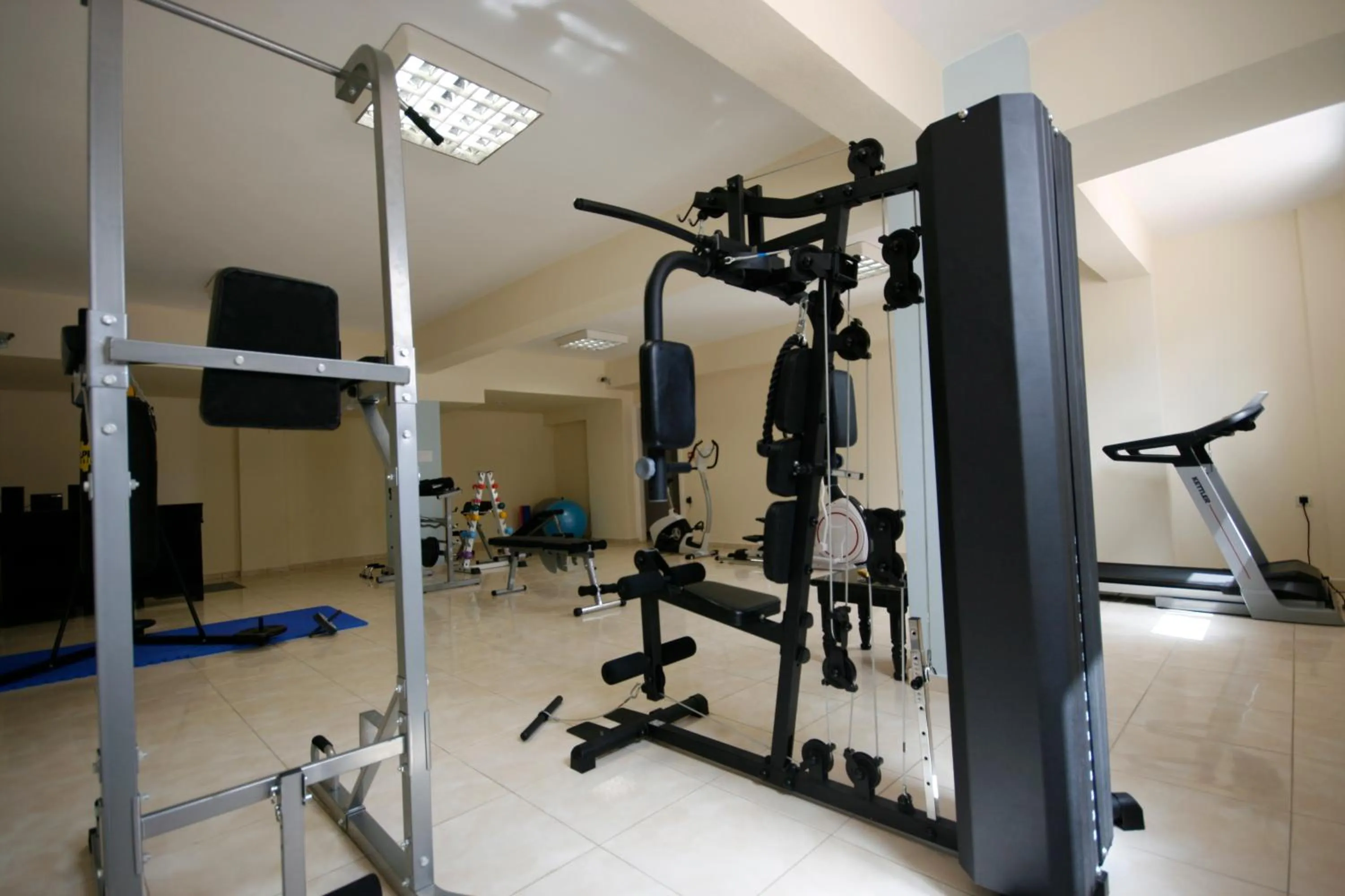 Fitness centre/facilities in Geraniotis Hotel and Resort