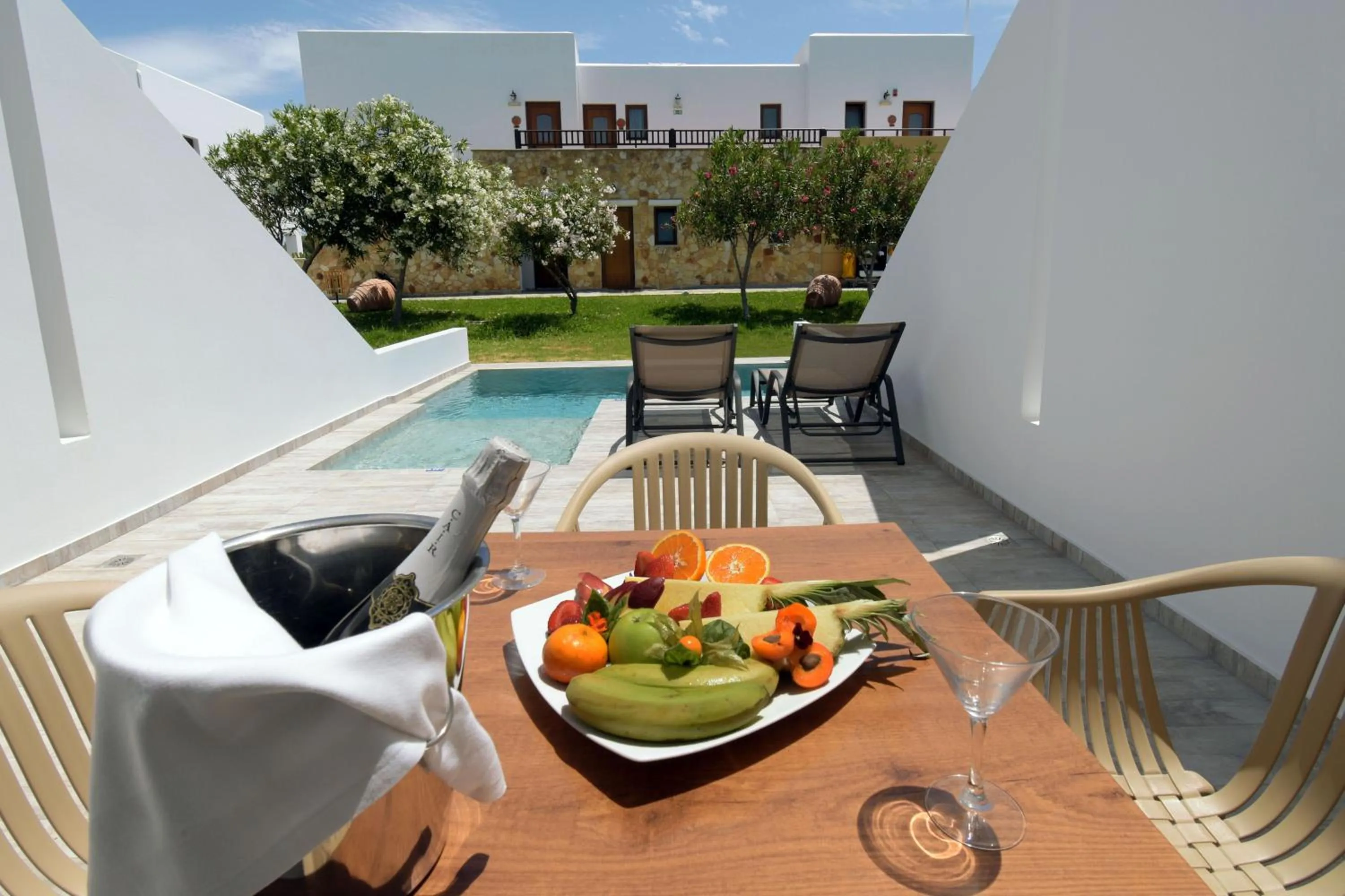 Balcony/Terrace in Geraniotis Hotel and Resort