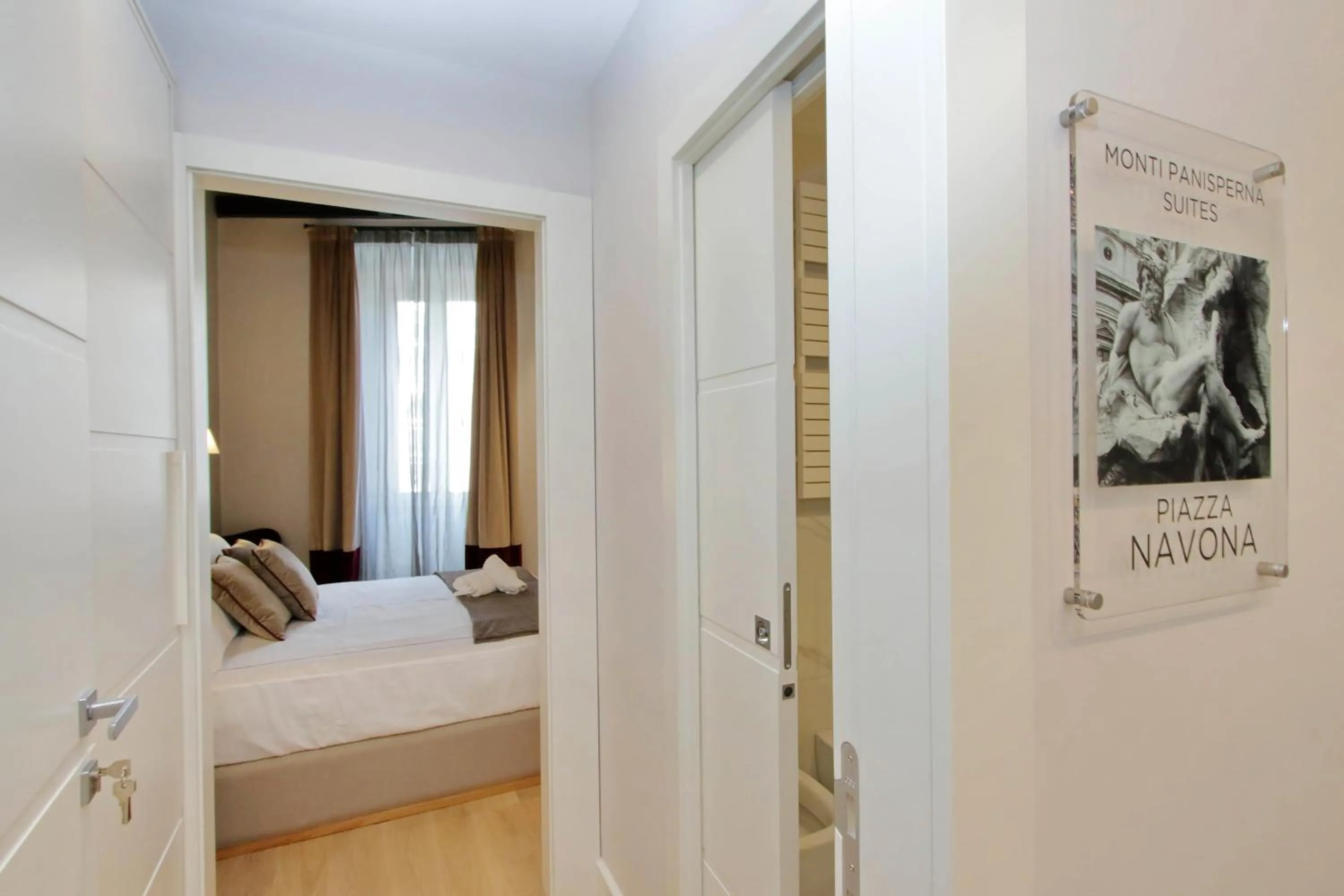 Bedroom, Bed in Monti Panisperna suites