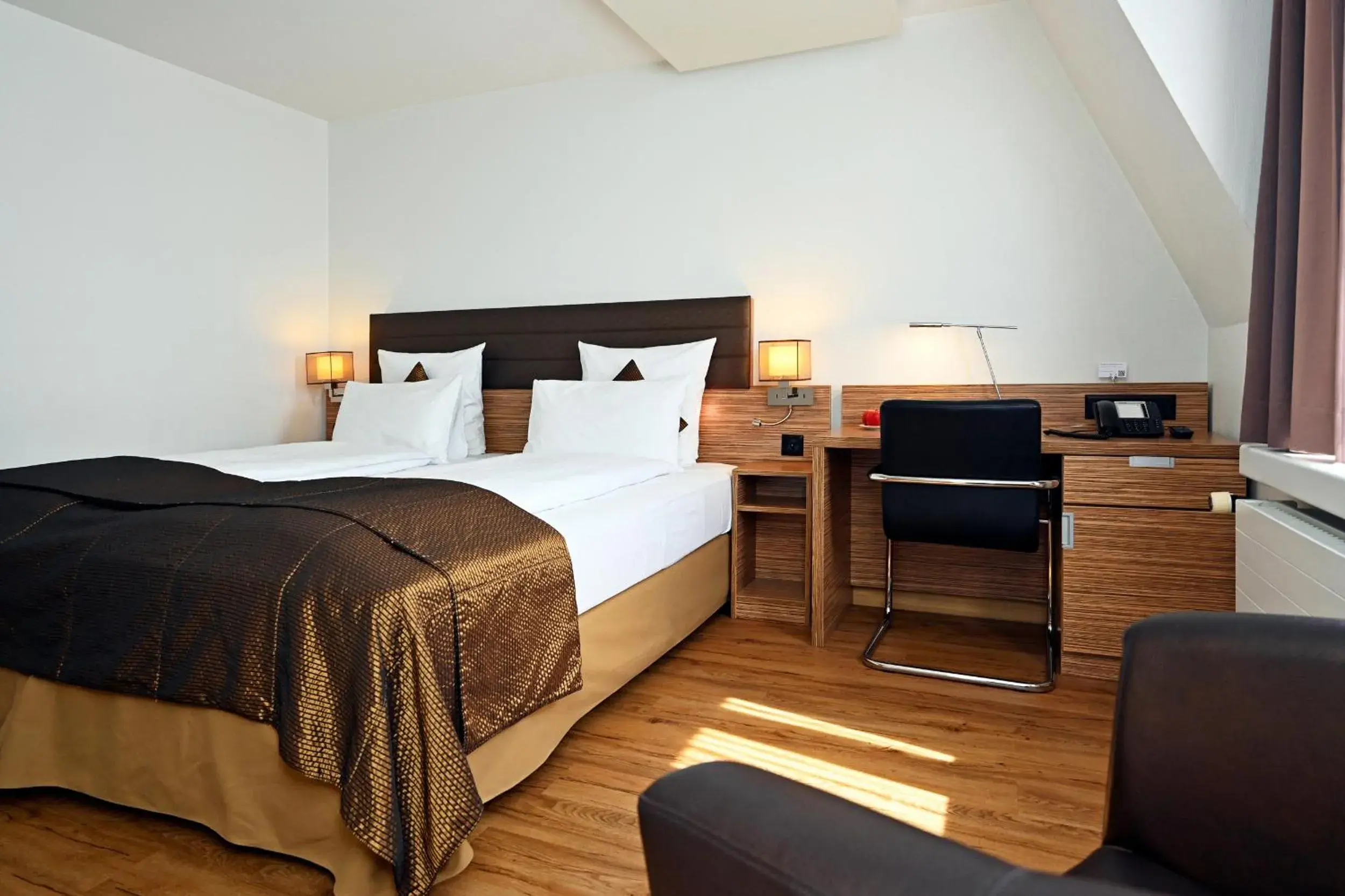 Bed in Hotel Stoller Bed in Hotel Stoller