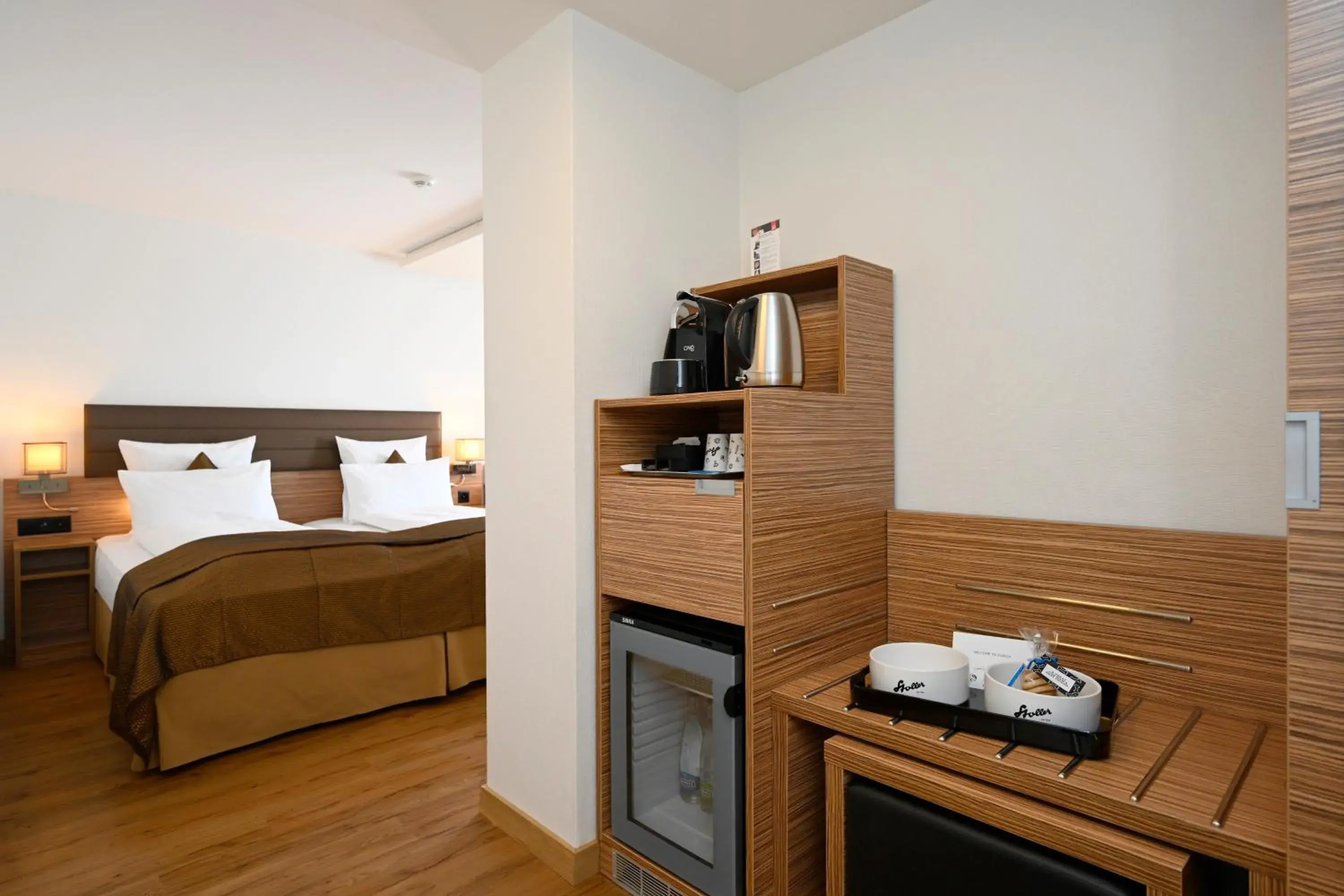 Bed in Hotel Stoller Bed in Hotel Stoller