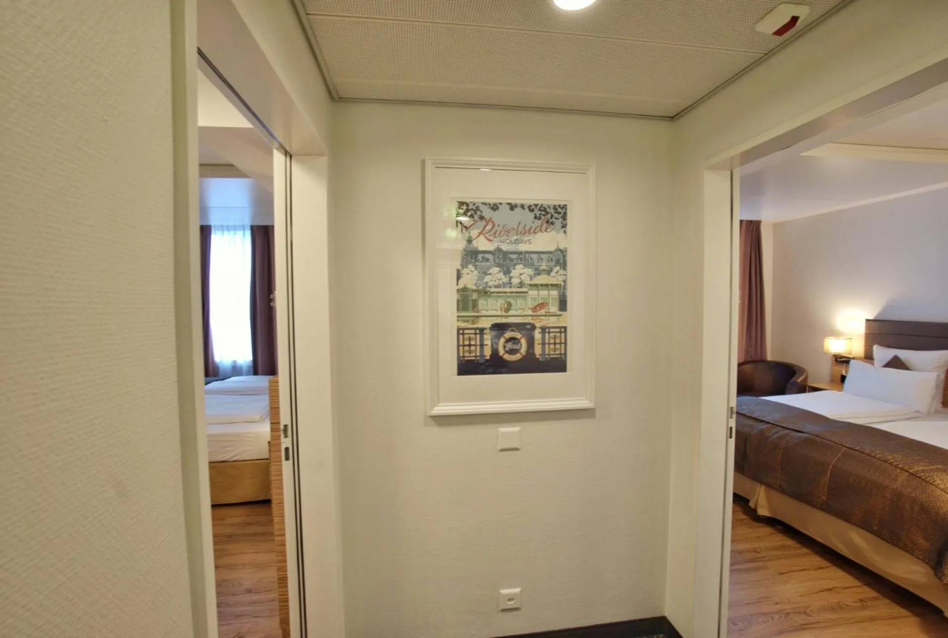 Bed in Hotel Stoller