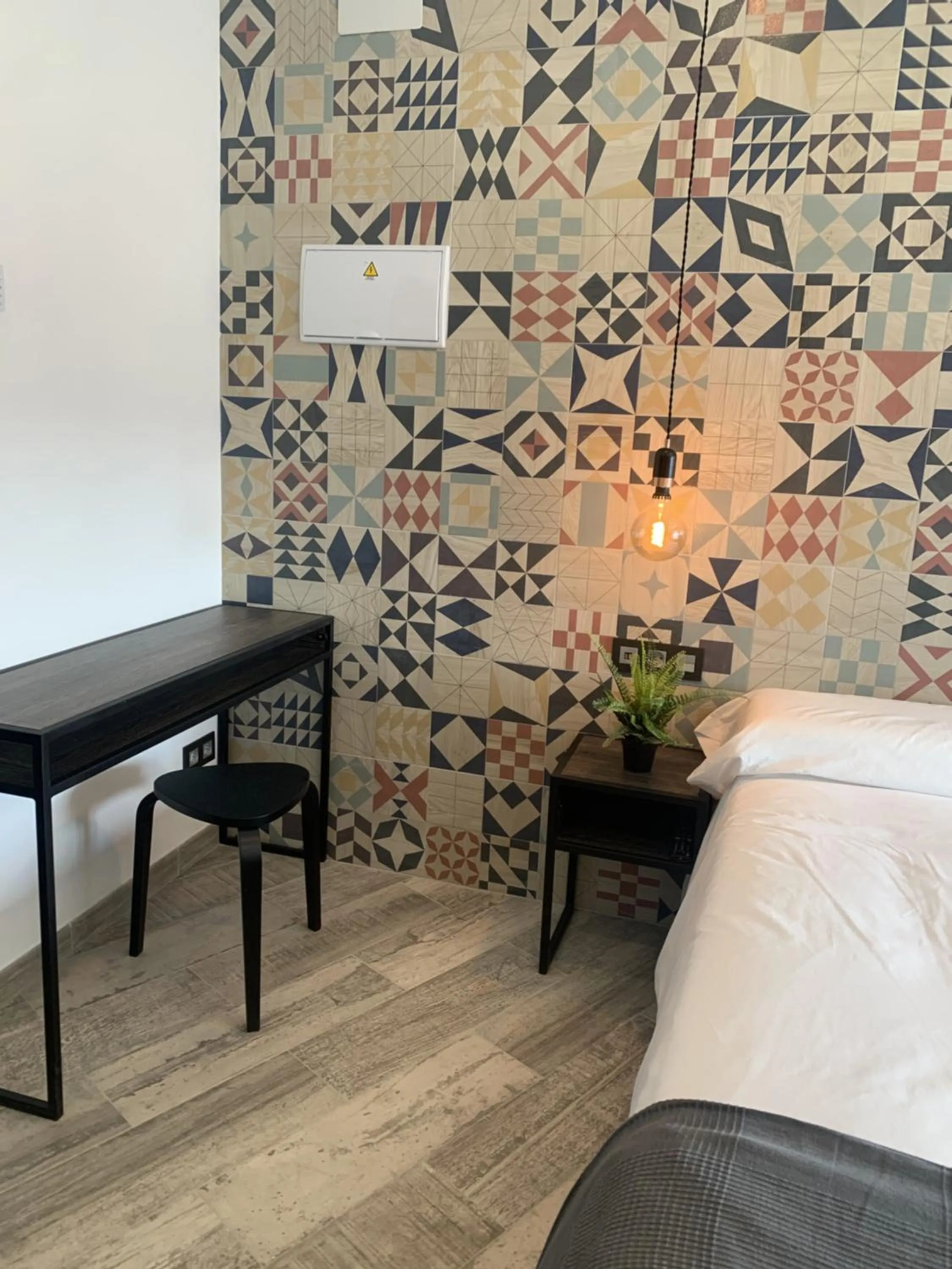 Bed in Hotel Riojano