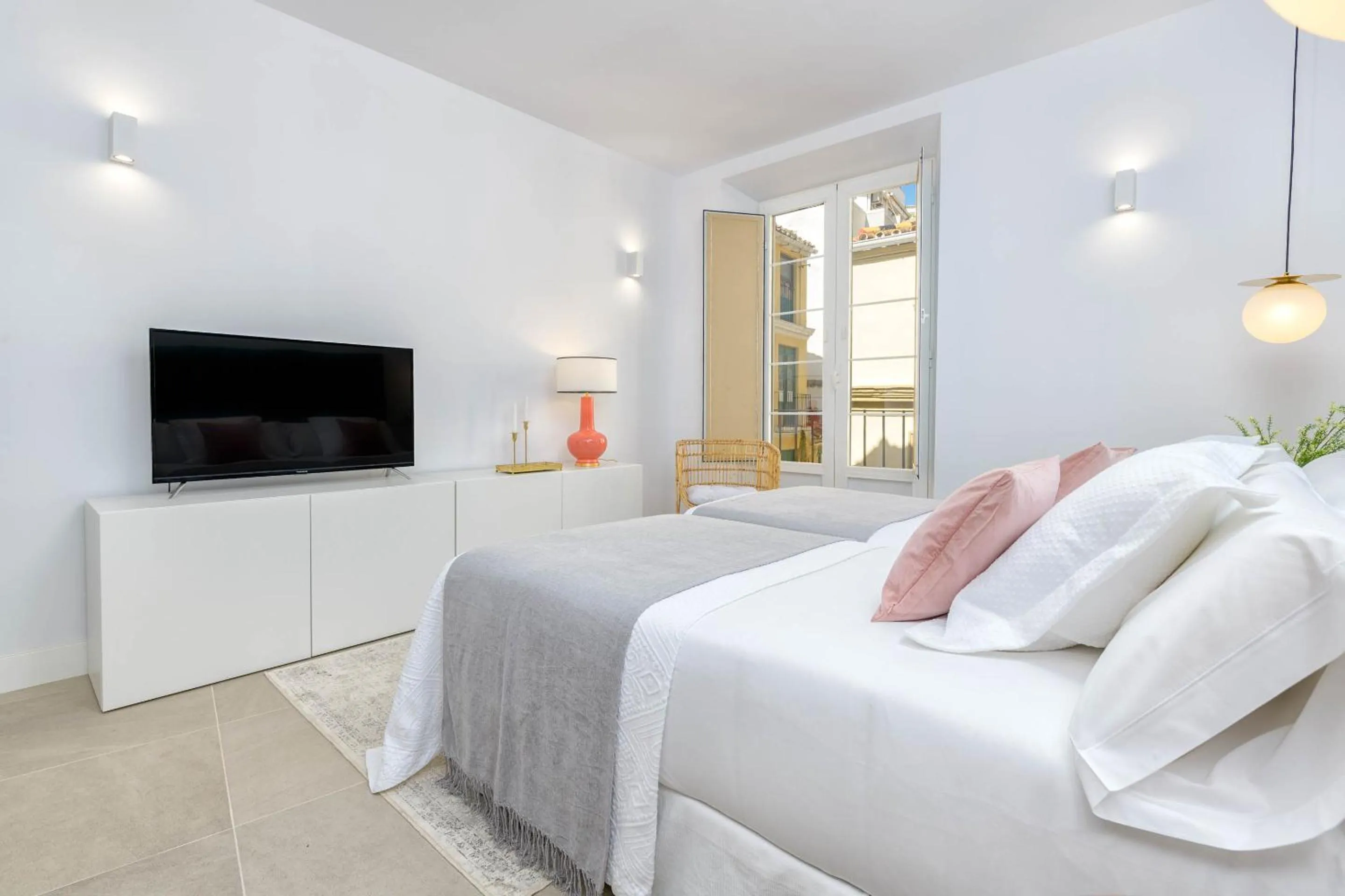 Bed in iloftmalaga San Juan