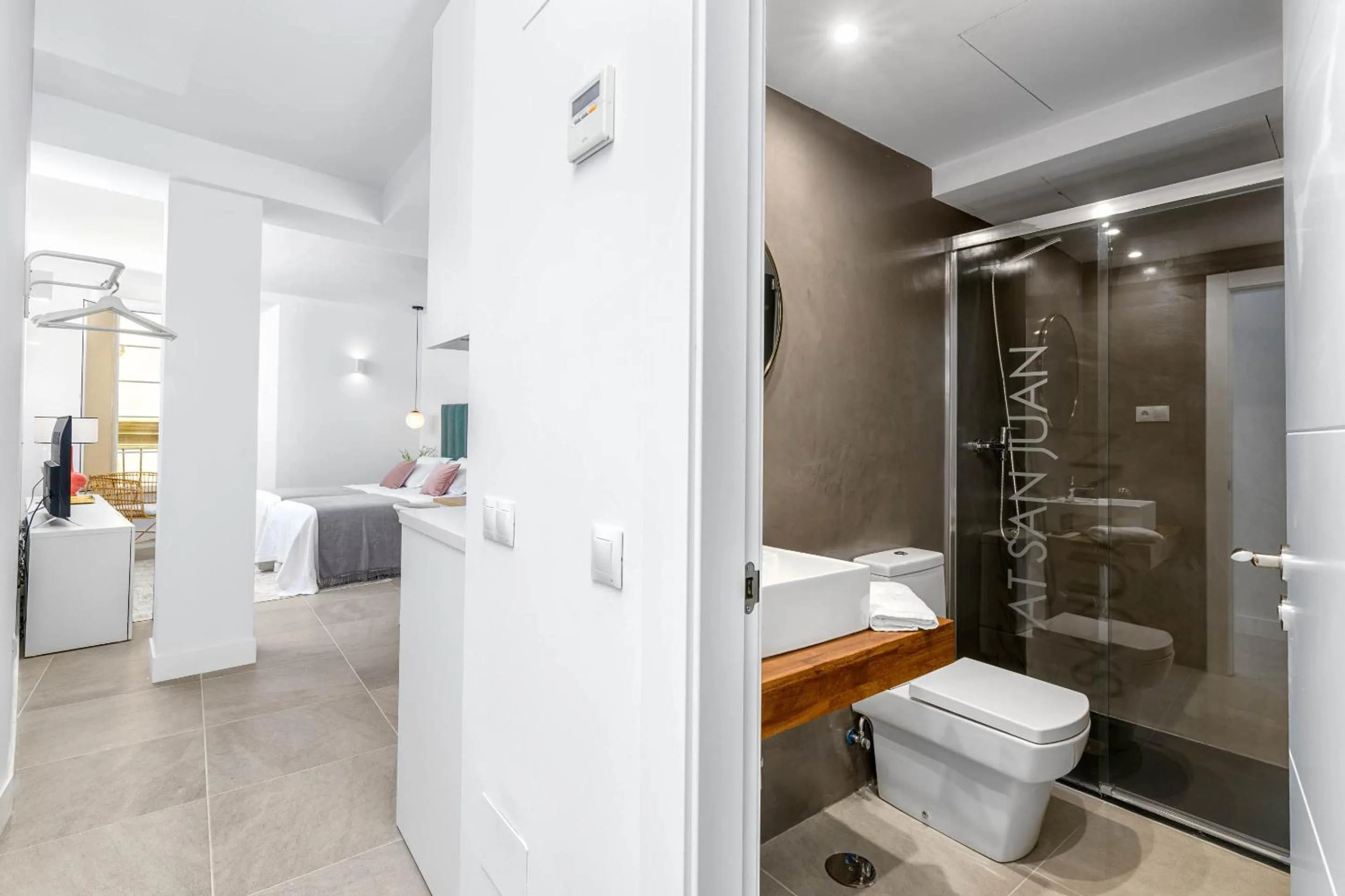 Living room in iloftmalaga San Juan