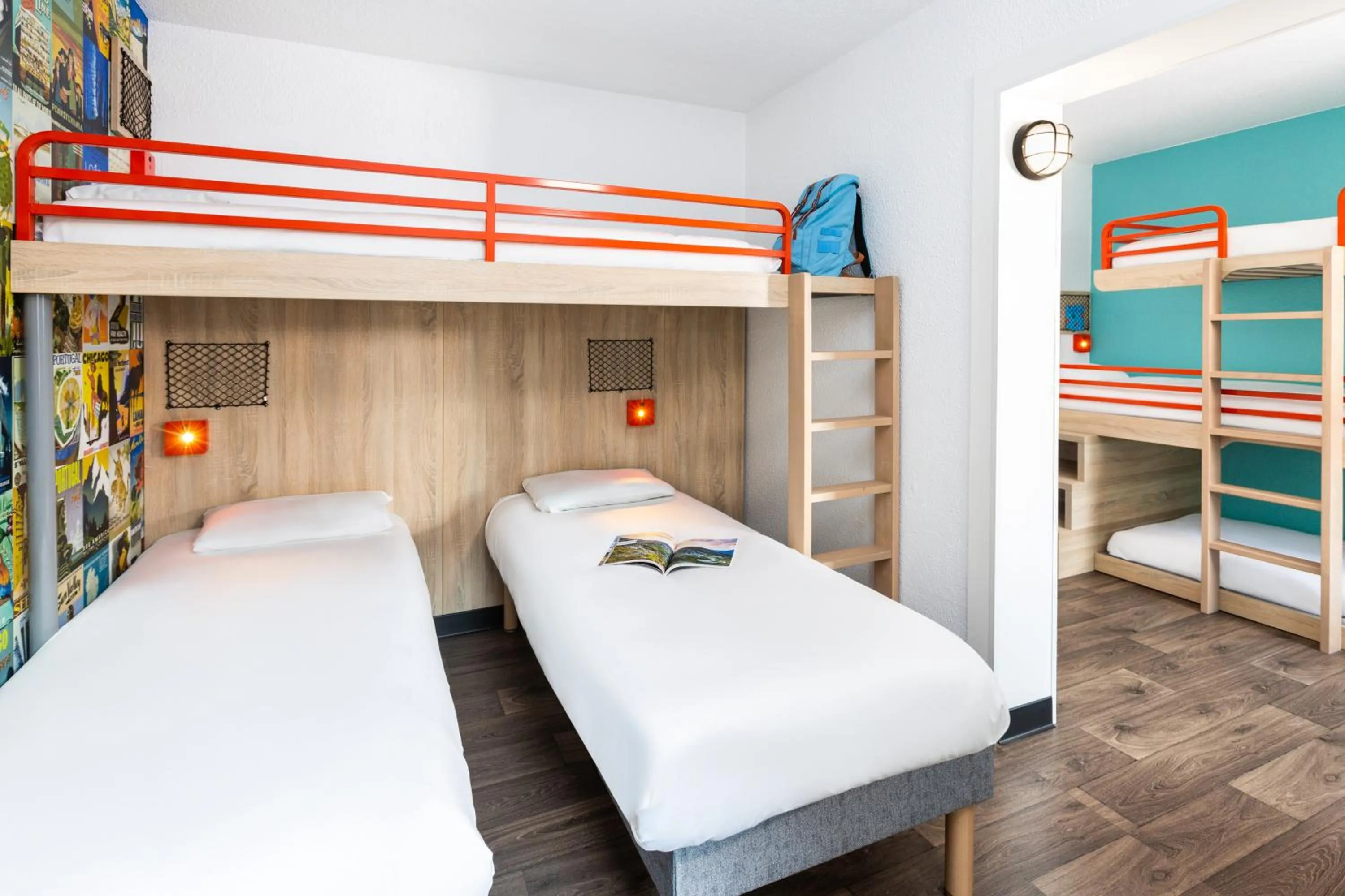 Bed in HotelF1 Marseille Provence