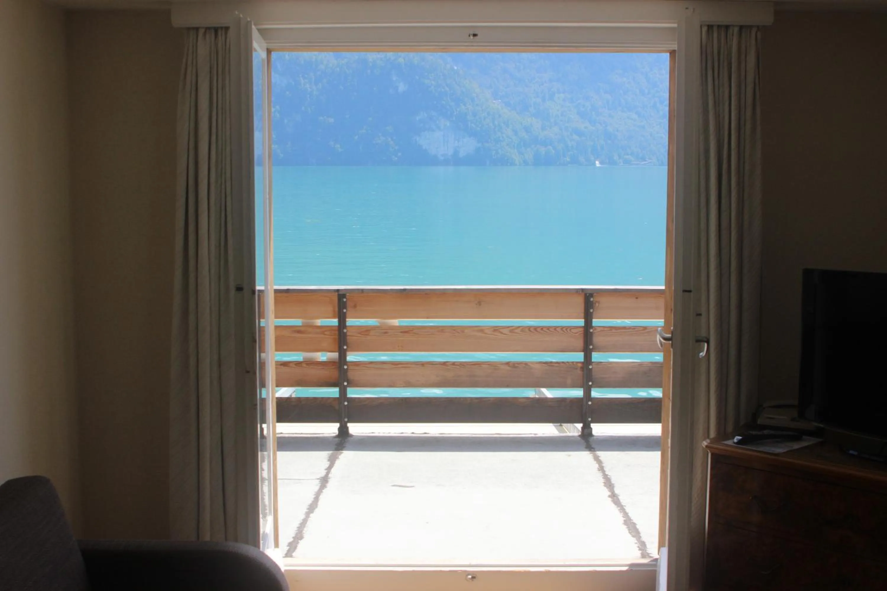 Balcony/Terrace in Hotel Brienzerburli