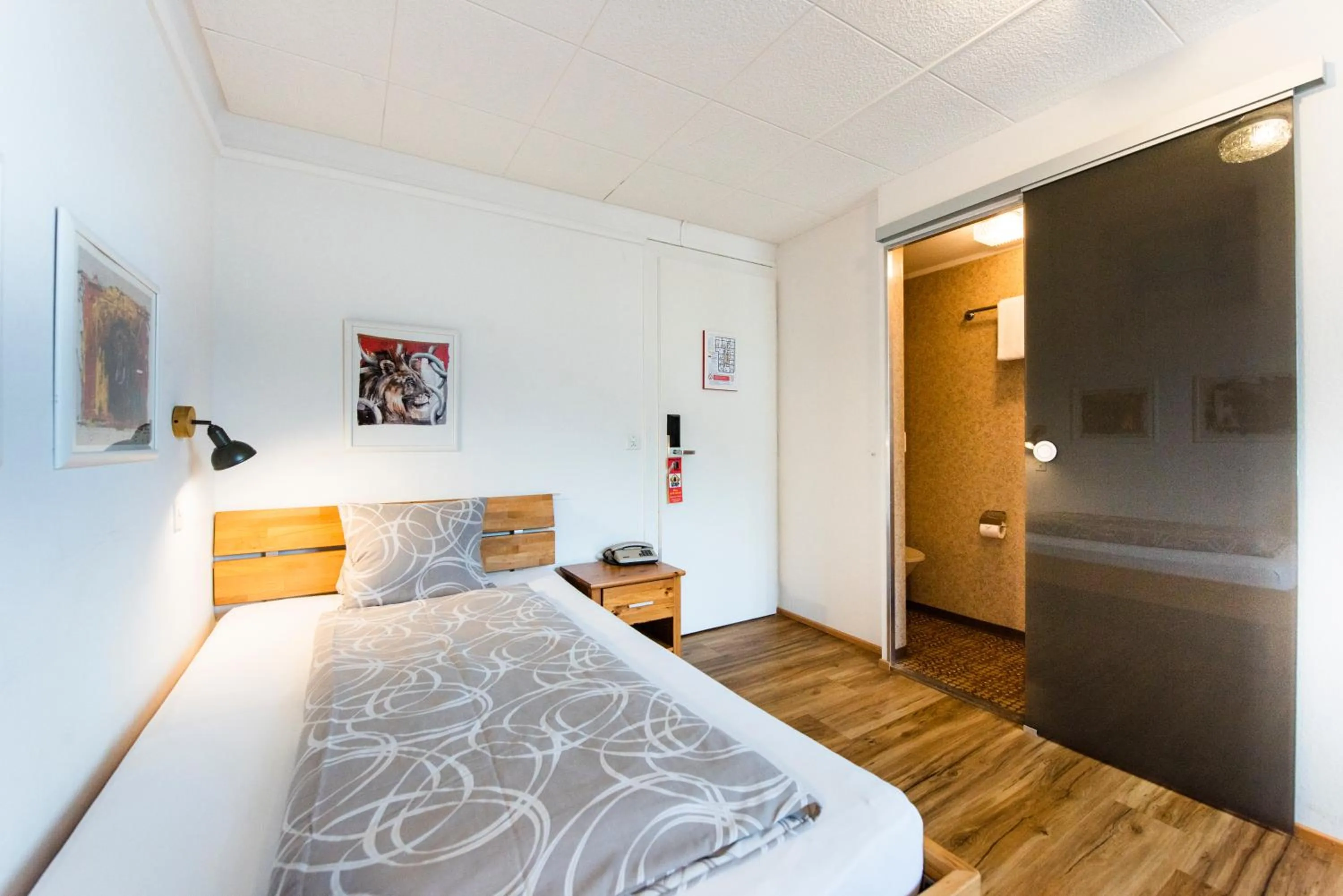 Photo of the whole room, Bed in Hotel Brienzerburli