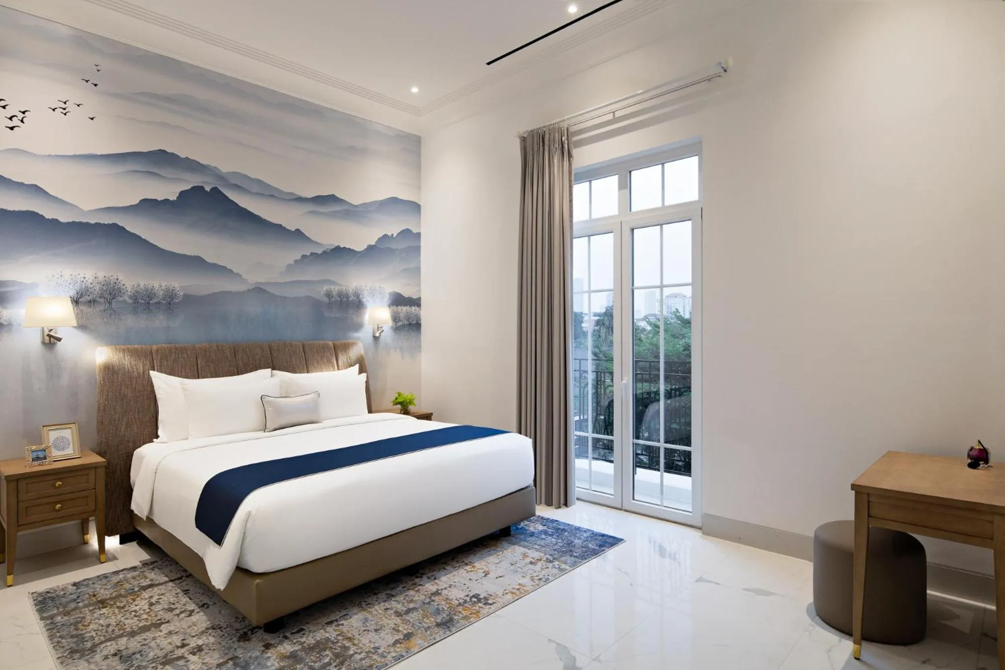 Bed in The Grand Mansion Menteng by The Crest Collection