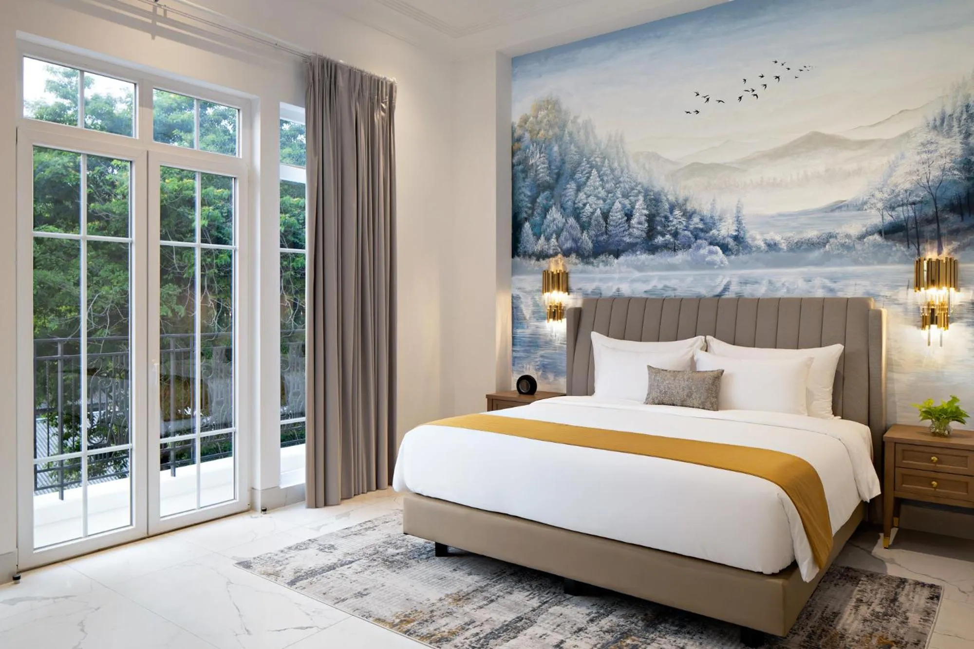 Bed in The Grand Mansion Menteng by The Crest Collection