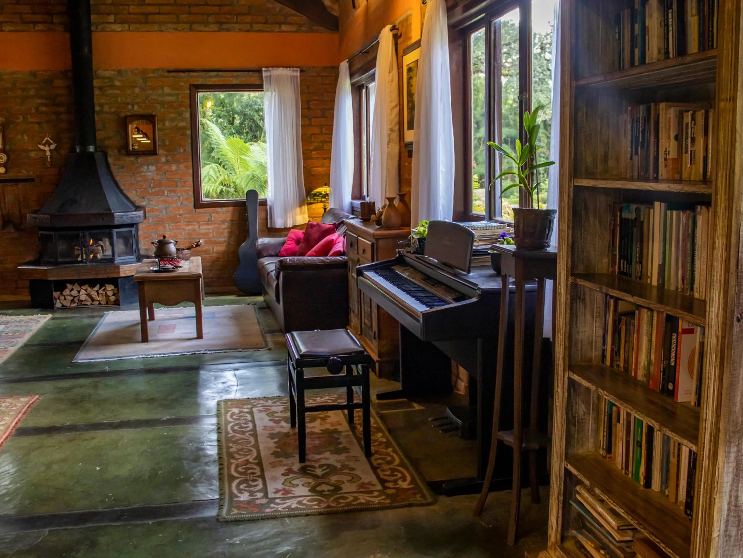 Living room in Pousada VillaSerrana