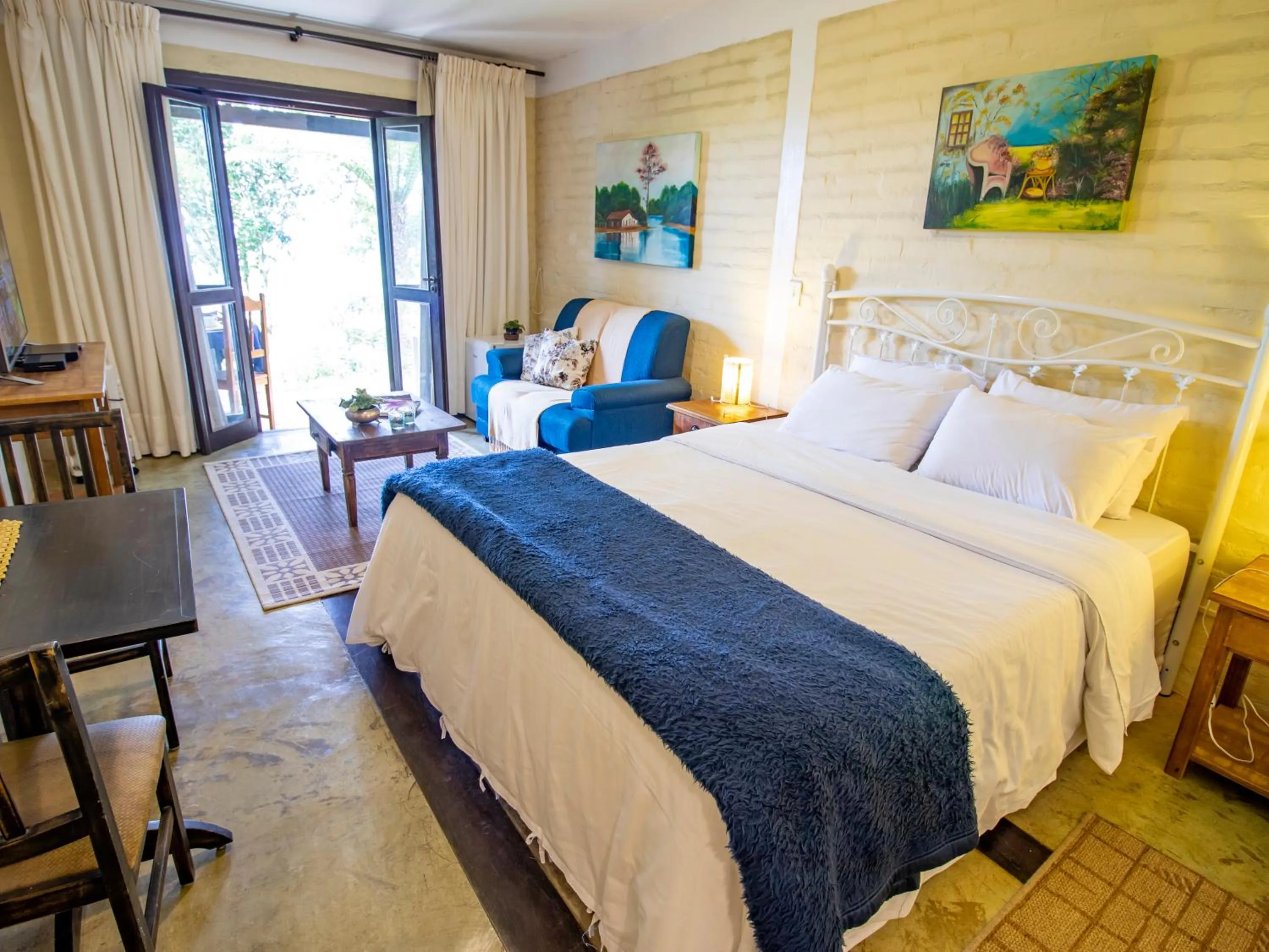 Bed in Pousada VillaSerrana