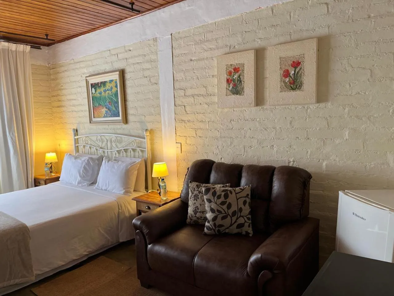 Bed in Pousada VillaSerrana