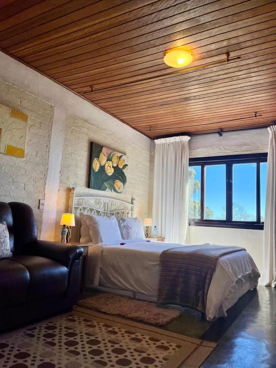 Bedroom, Bed in Pousada VillaSerrana