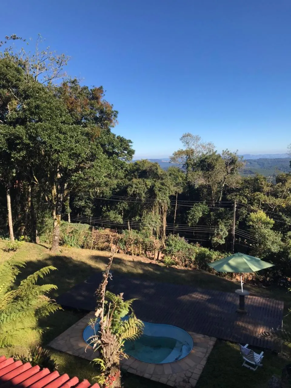 Mountain view in Pousada VillaSerrana
