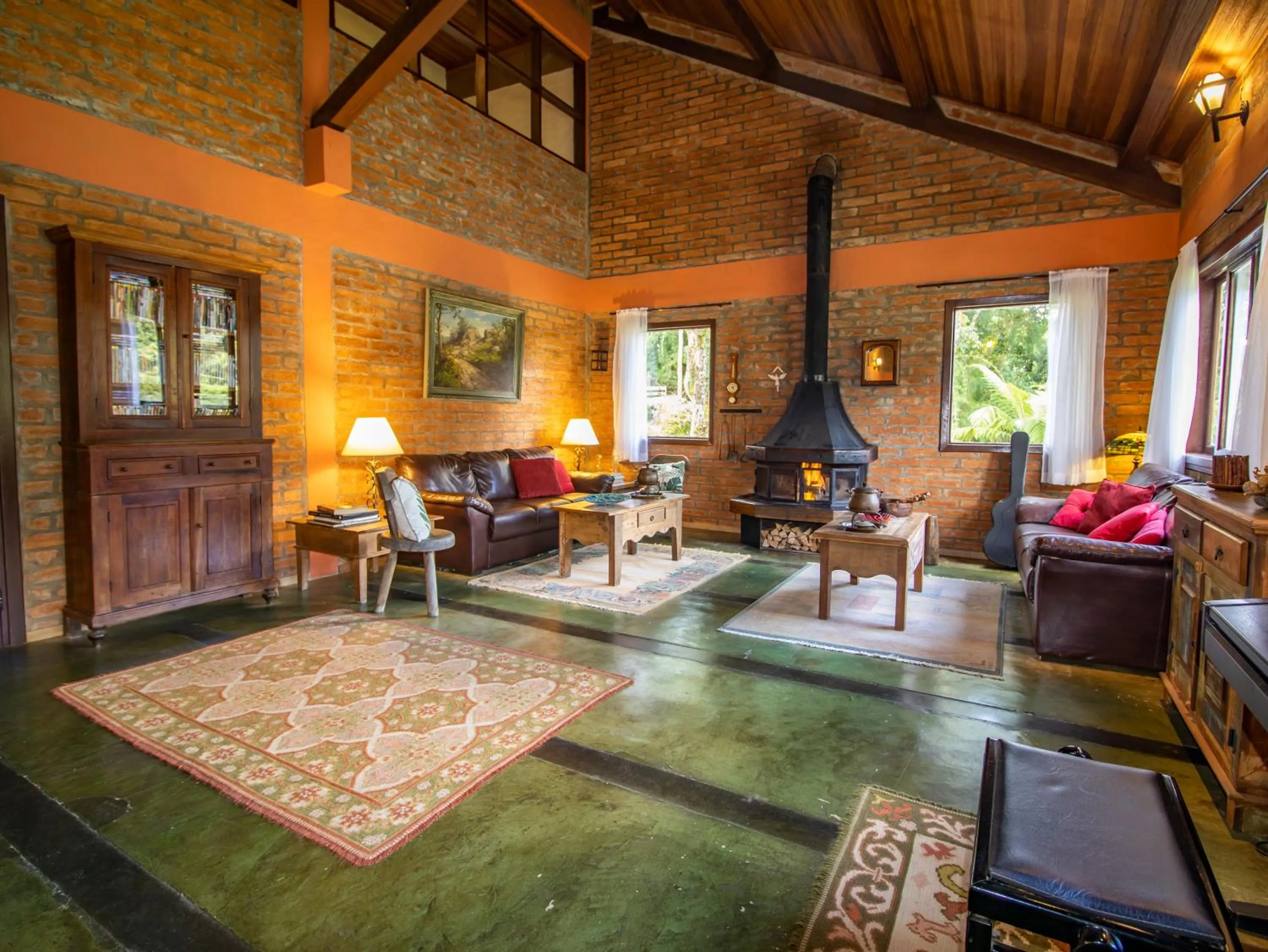 Living room in Pousada VillaSerrana