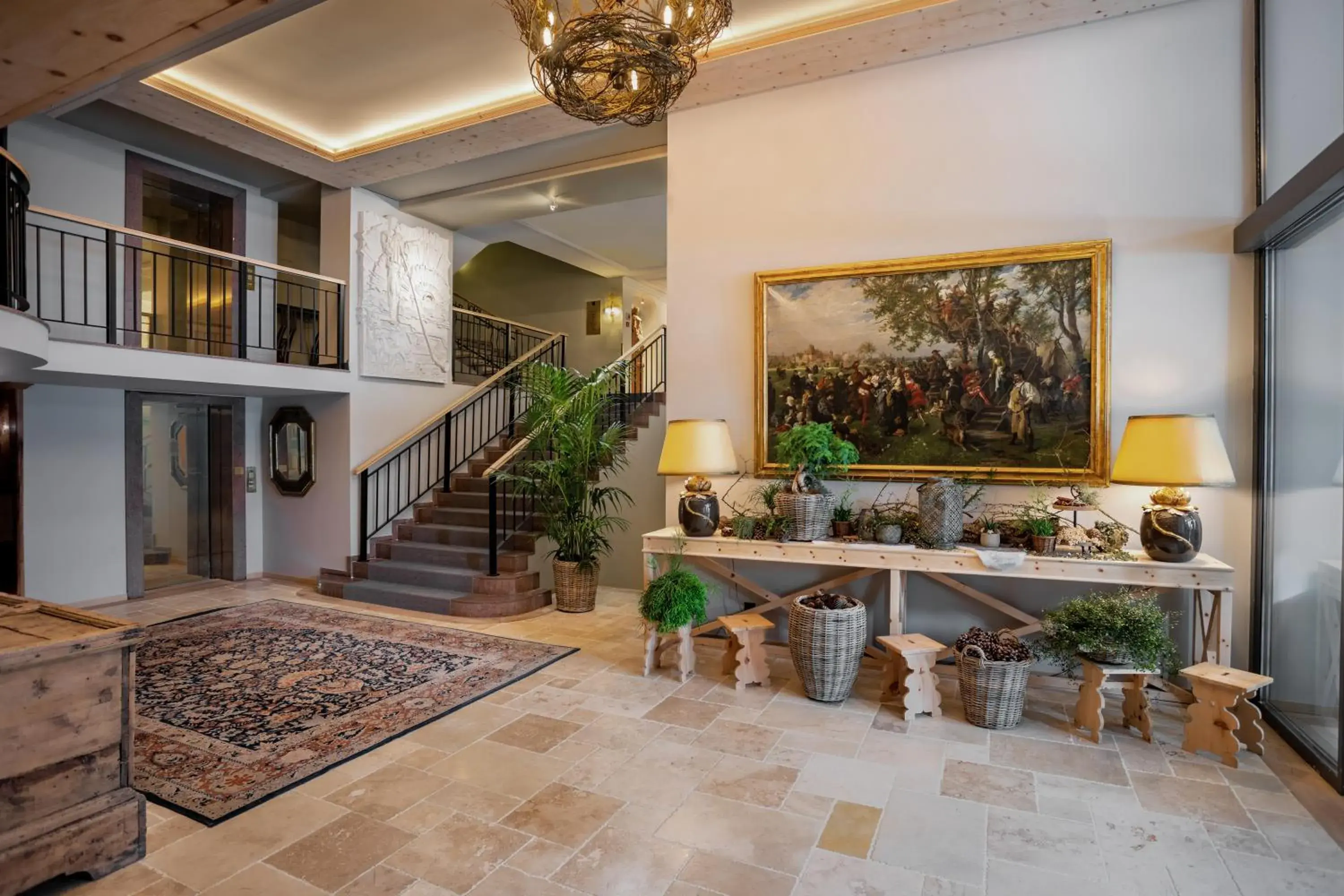 Lobby or reception in Hotel Seehof Davos Lobby or reception in Hotel Seehof Davos