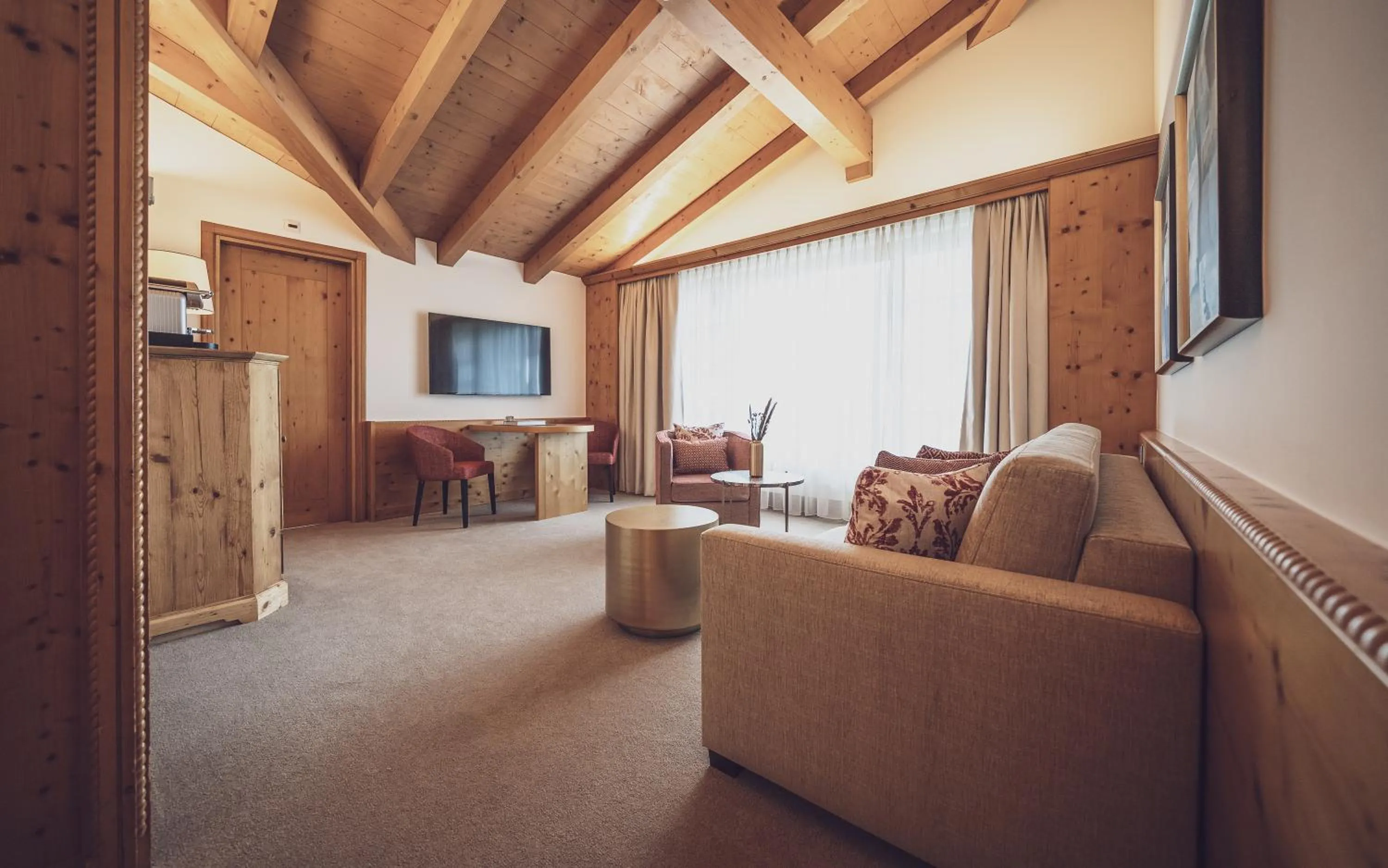 Living room in Hotel Waldhuus