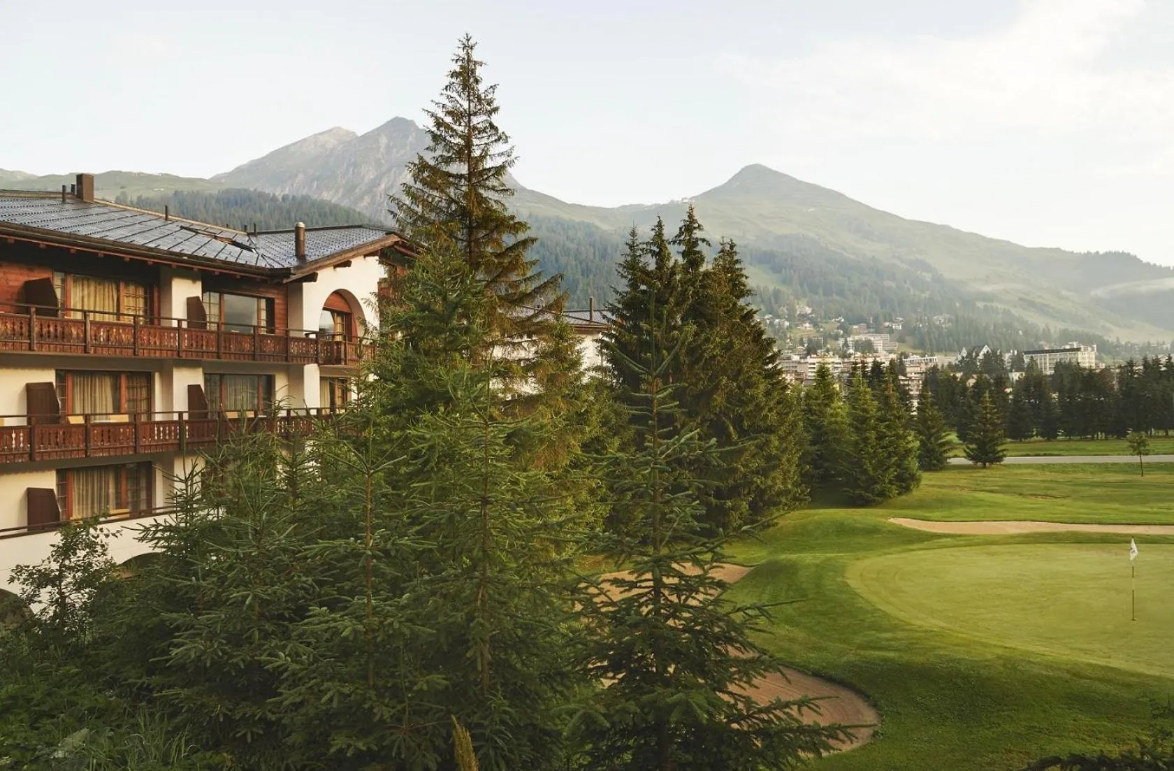 Property building in Hotel Waldhuus