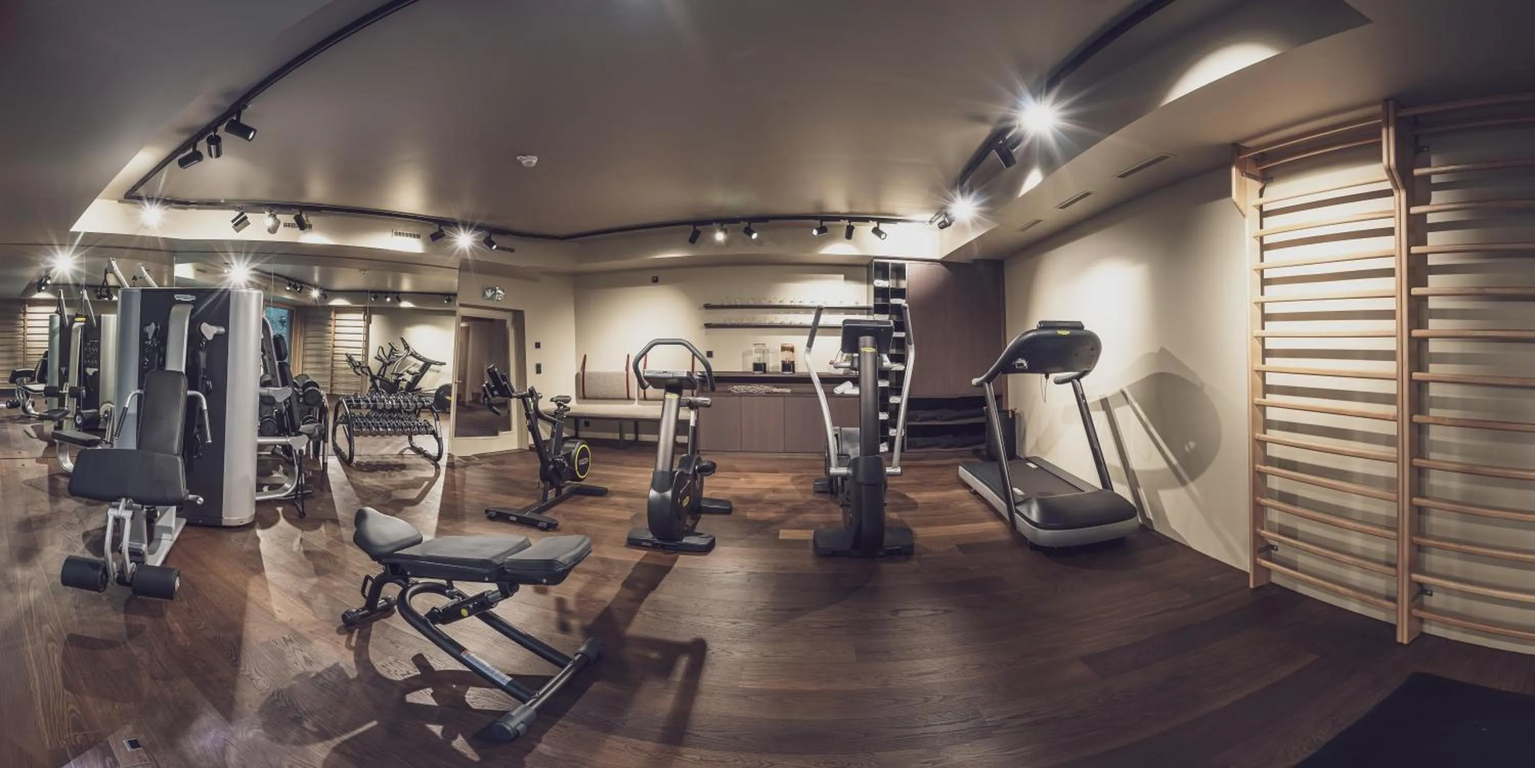 Fitness centre/facilities in Hotel Waldhuus