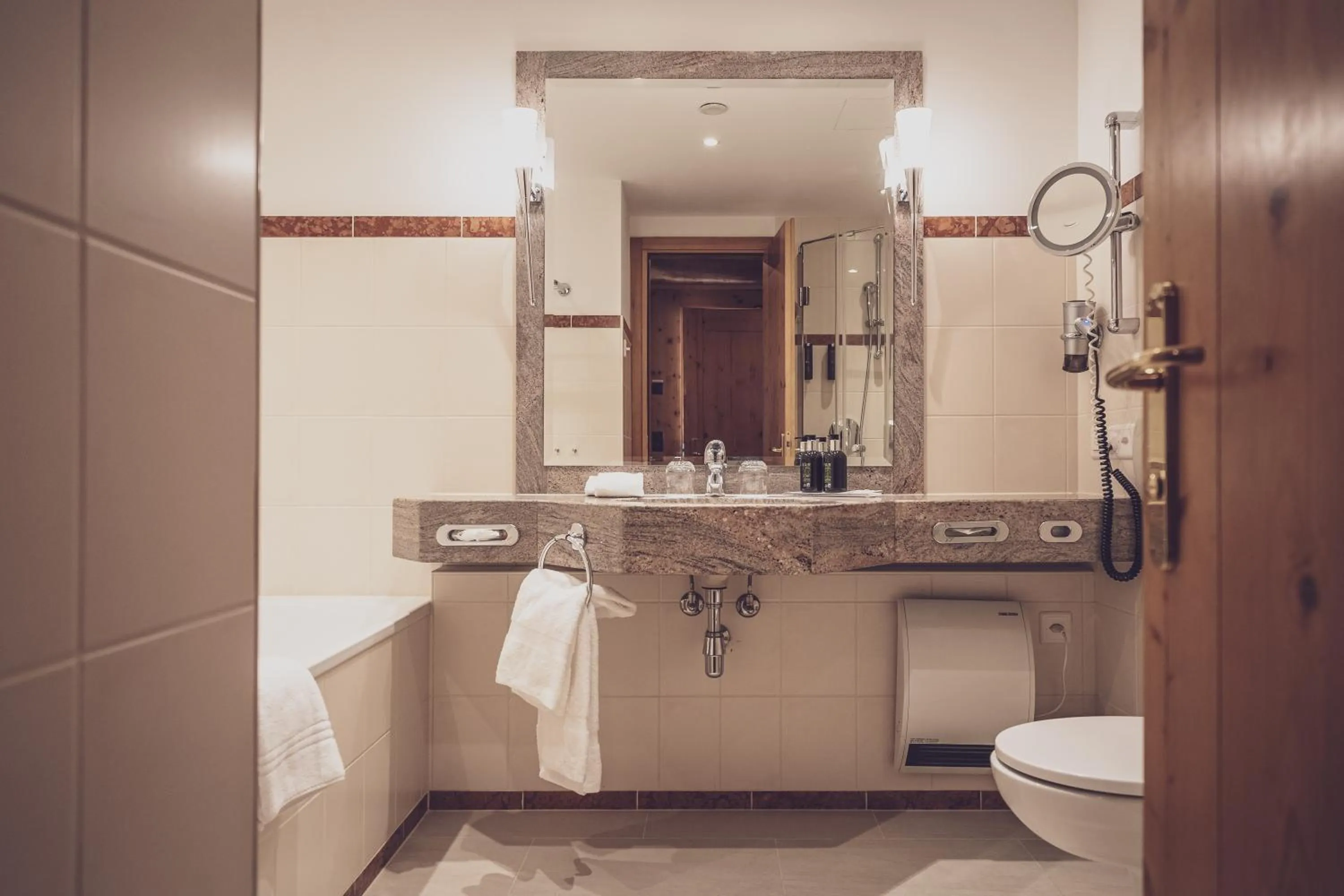 Bathroom in Hotel Waldhuus