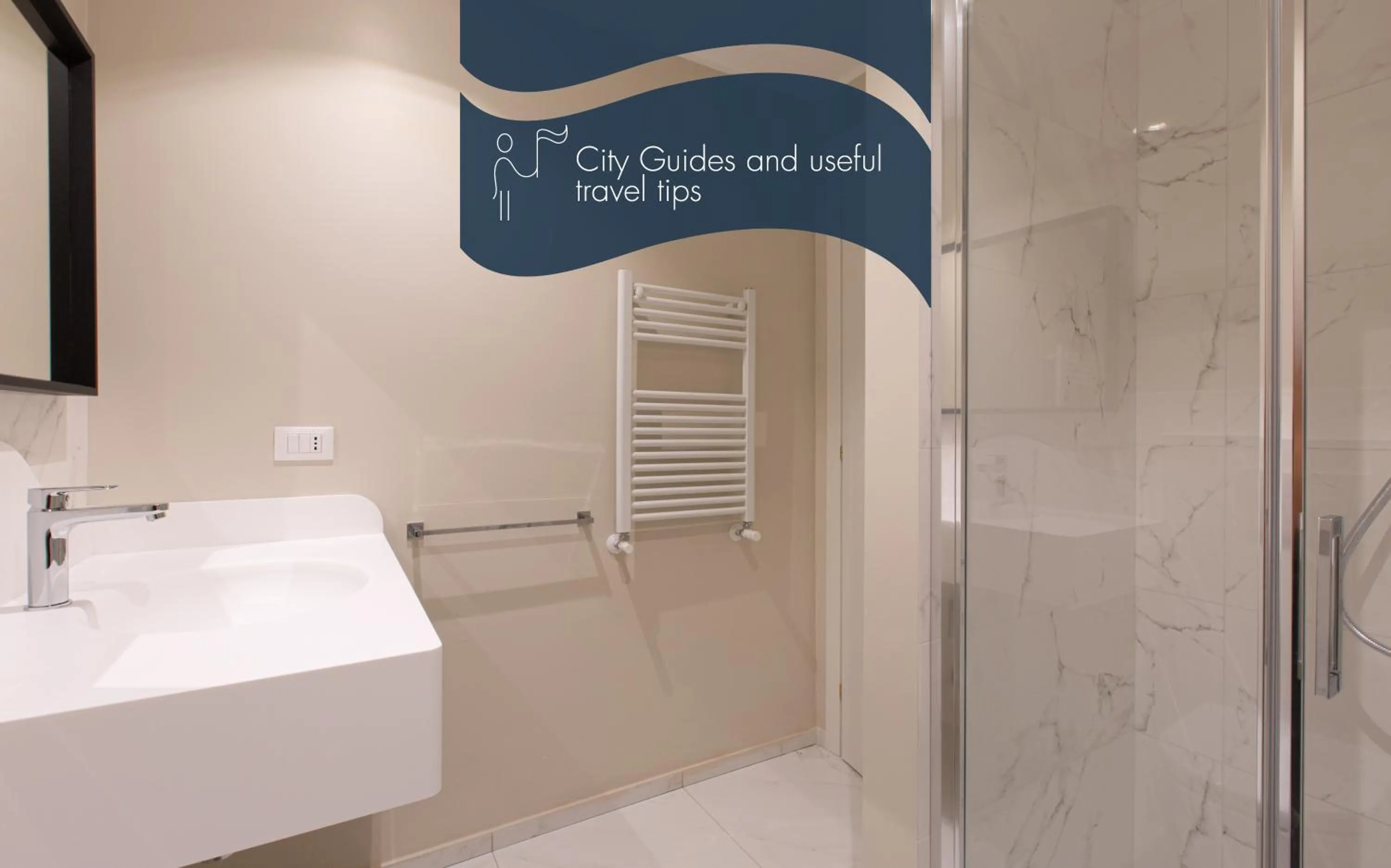 Text overlay in Daplace - Corso Monforte Suites