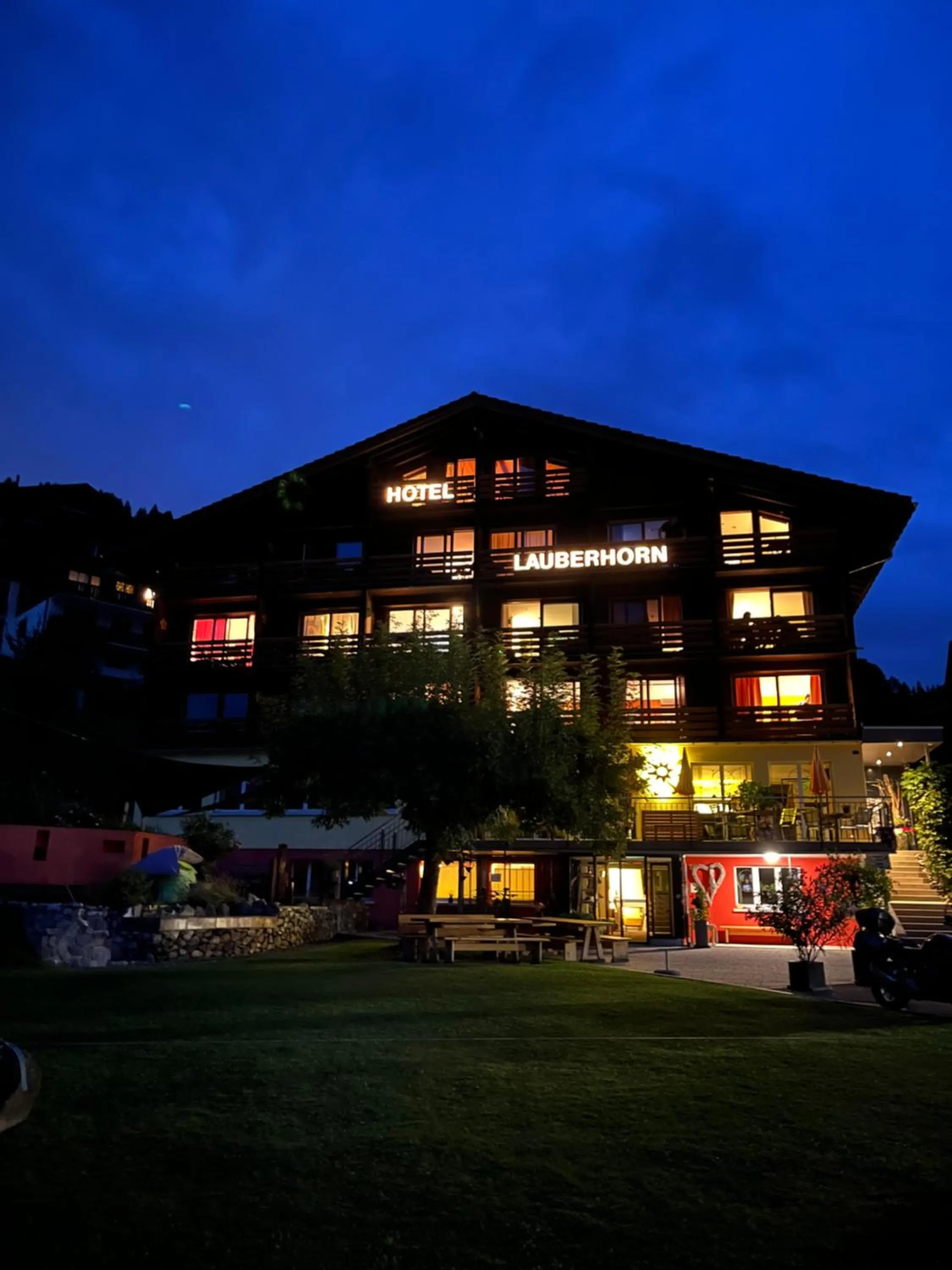 Property Building in Hotel Lauberhorn - Home for Outdoor Activities