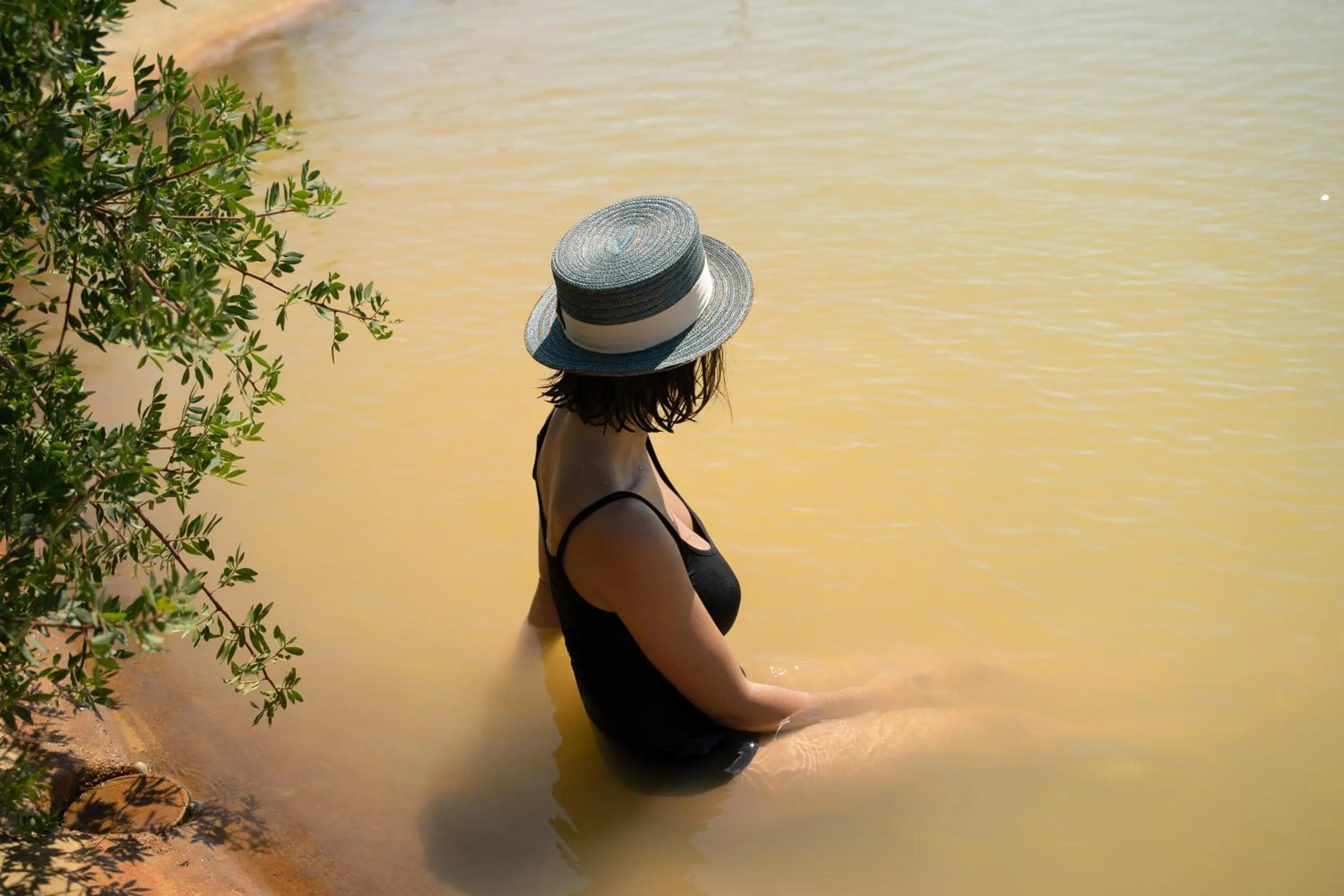 Hot Spring Bath in Terme di Vulci Glamping & Spa