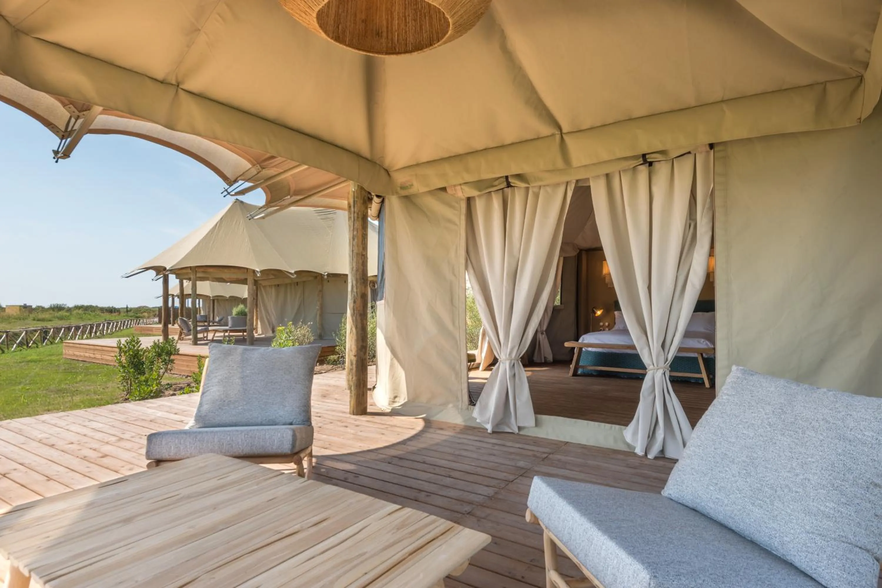 Patio in Terme di Vulci Glamping & Spa