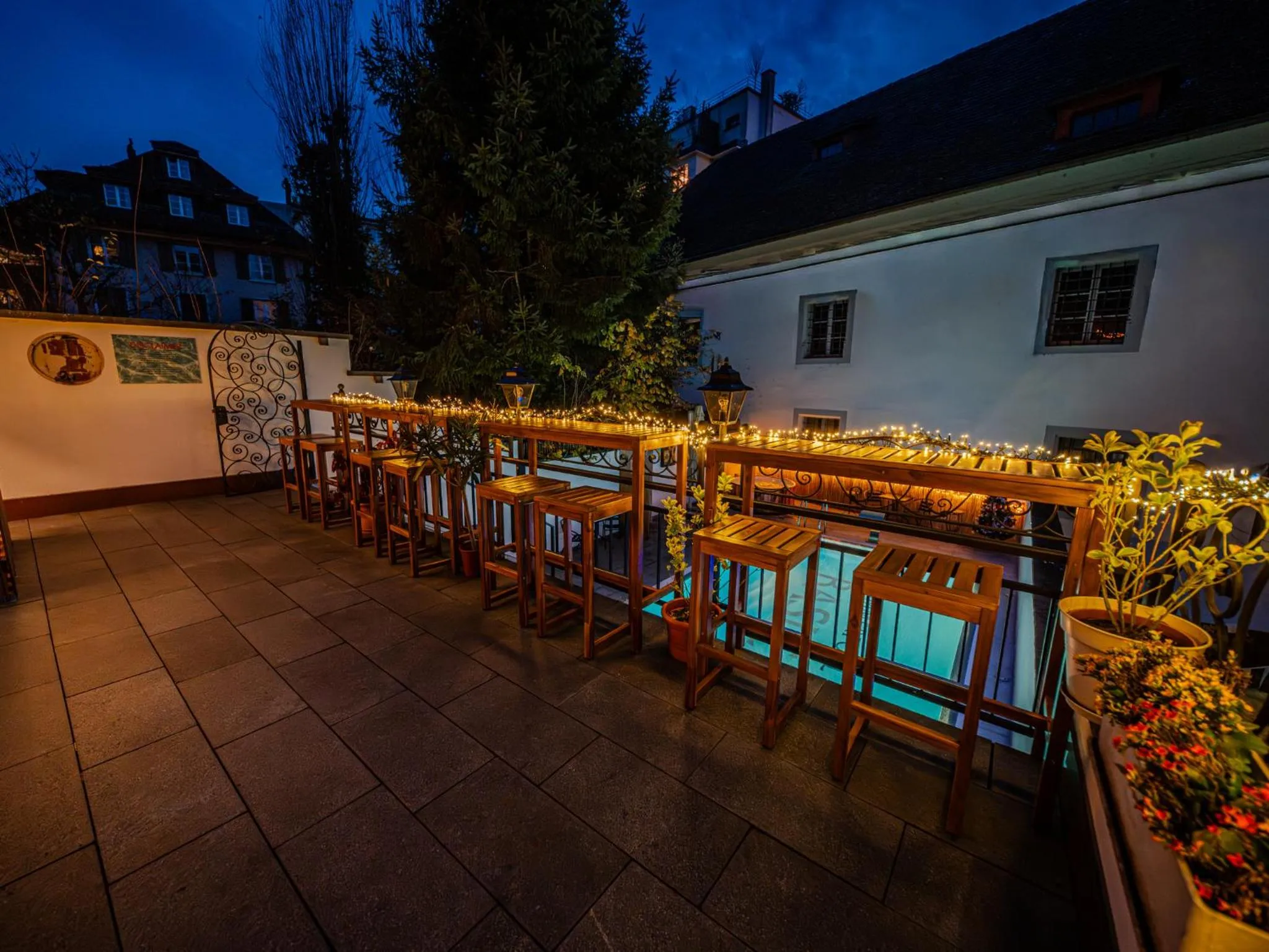 Balcony/Terrace in Hotel Baslertor
