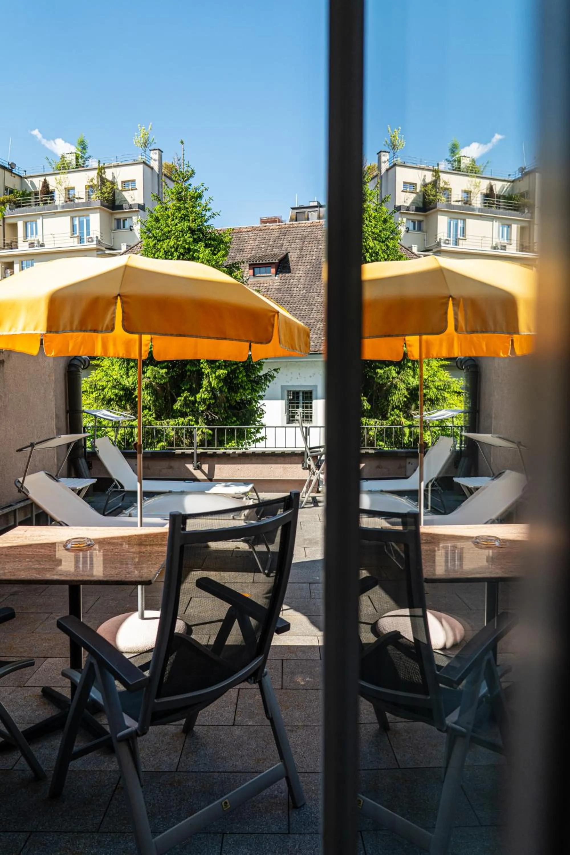 Balcony/Terrace in Hotel Baslertor