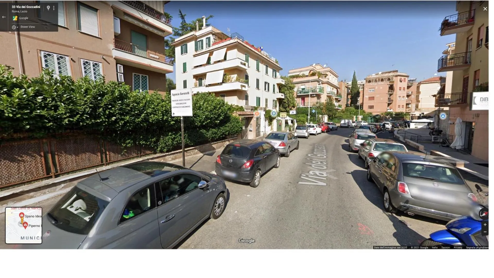 Street view in Saint Peter Vatican City Large Apartment Barbara casa vacanza