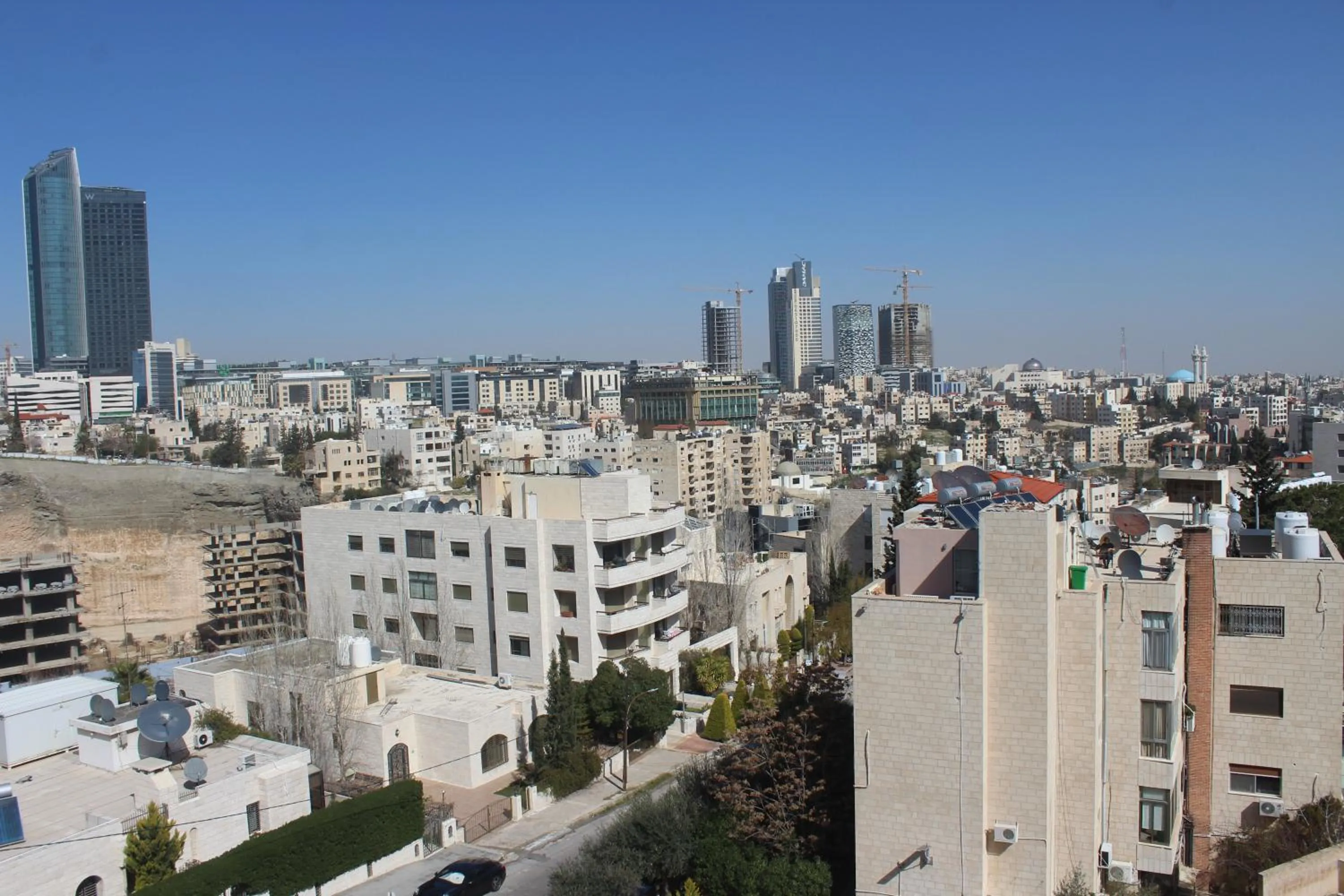 City view in Post Boutique Hotel Amman