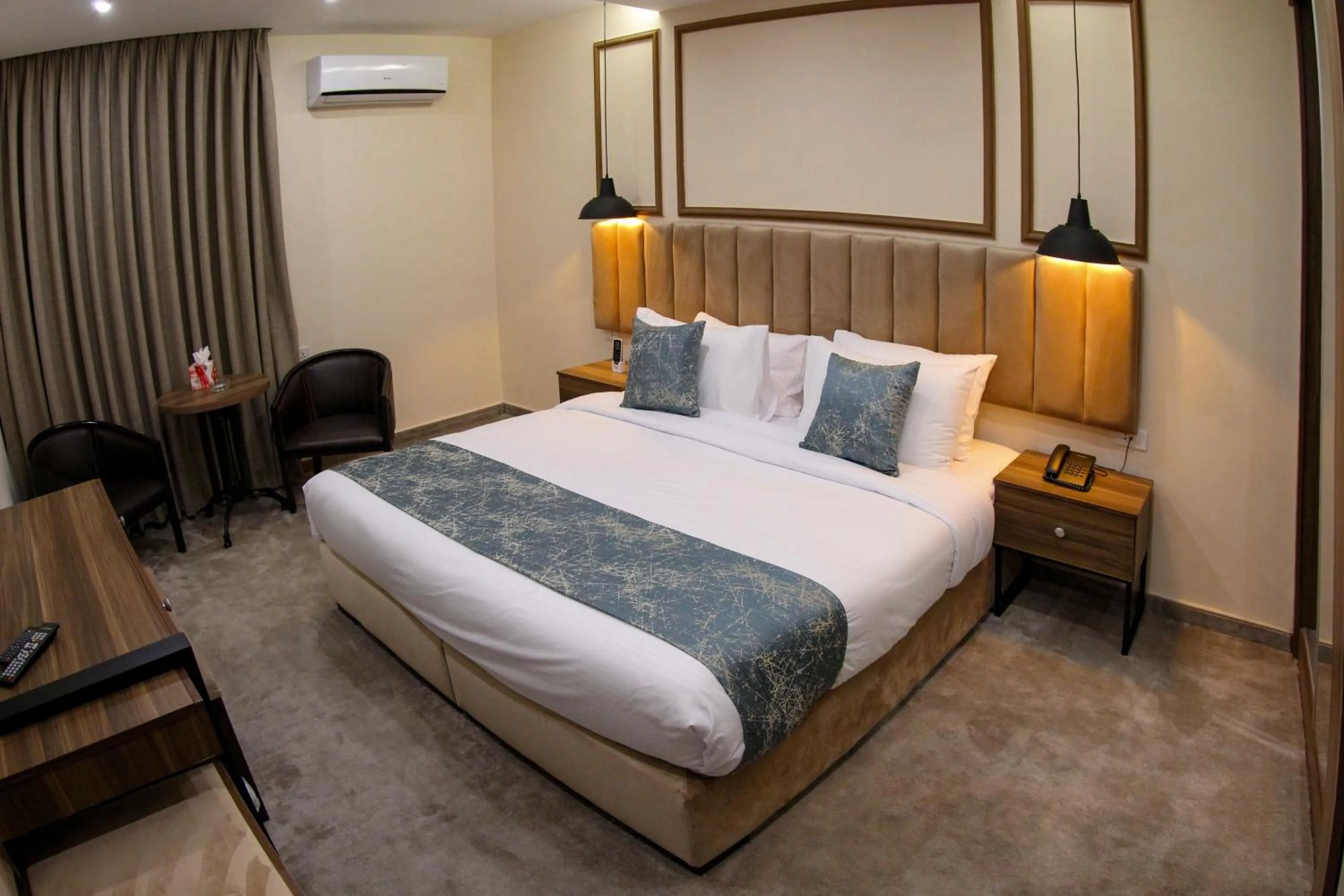 Bed in Post Boutique Hotel Amman