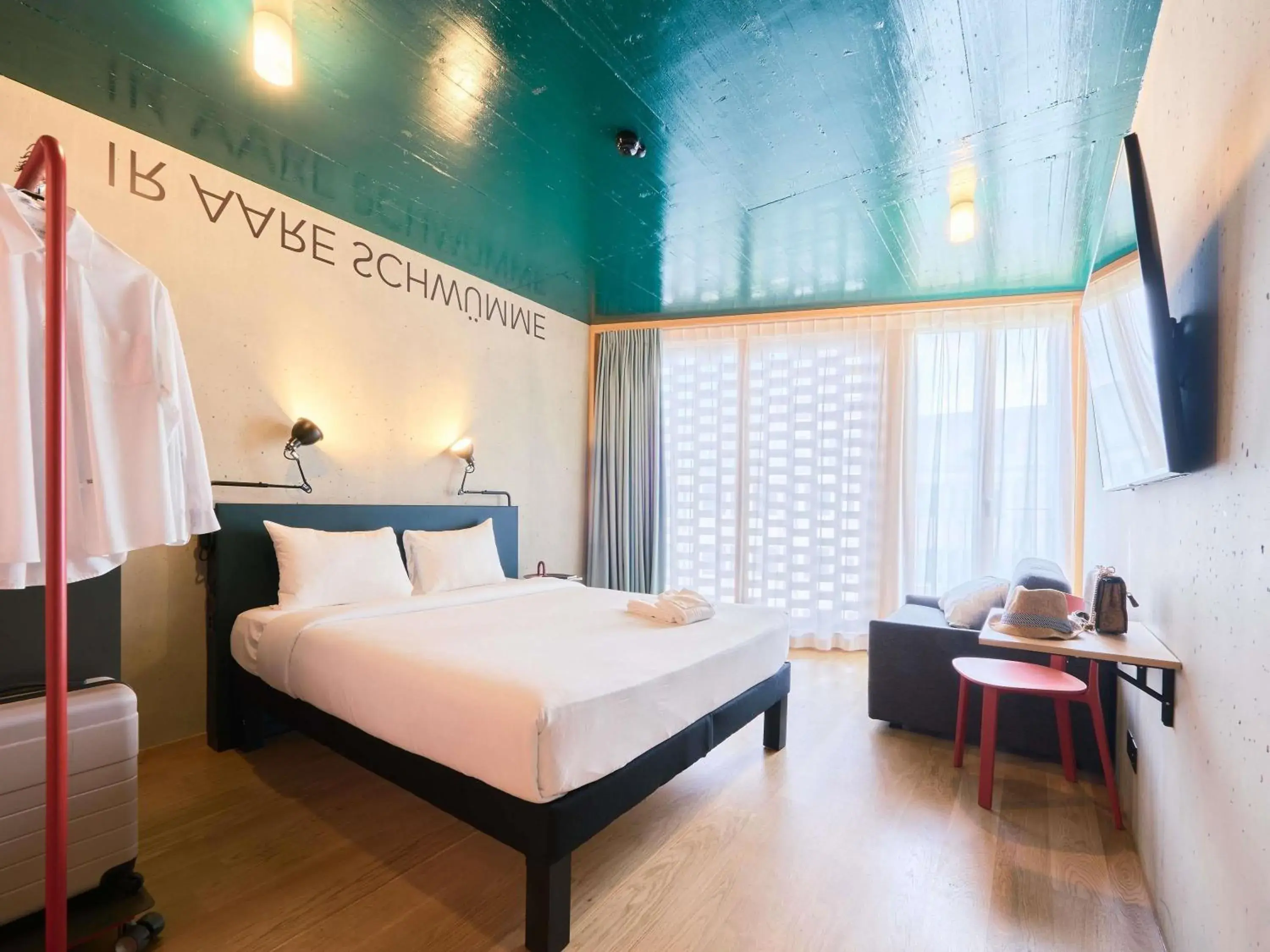 Bedroom, Bed in ibis Styles Bern City Bedroom, Bed in ibis Styles Bern City