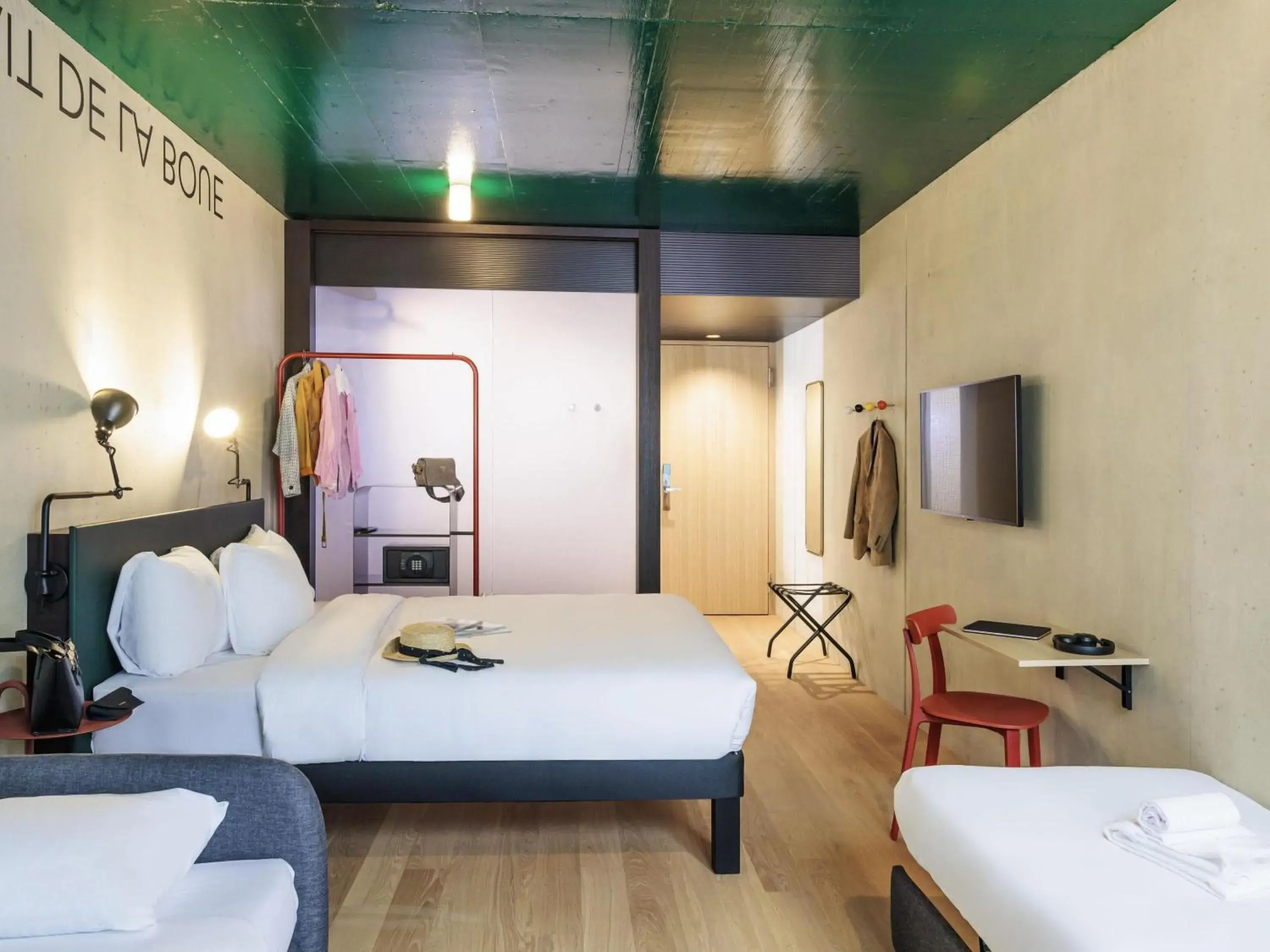 Bedroom, Bed in ibis Styles Bern City Bedroom, Bed in ibis Styles Bern City