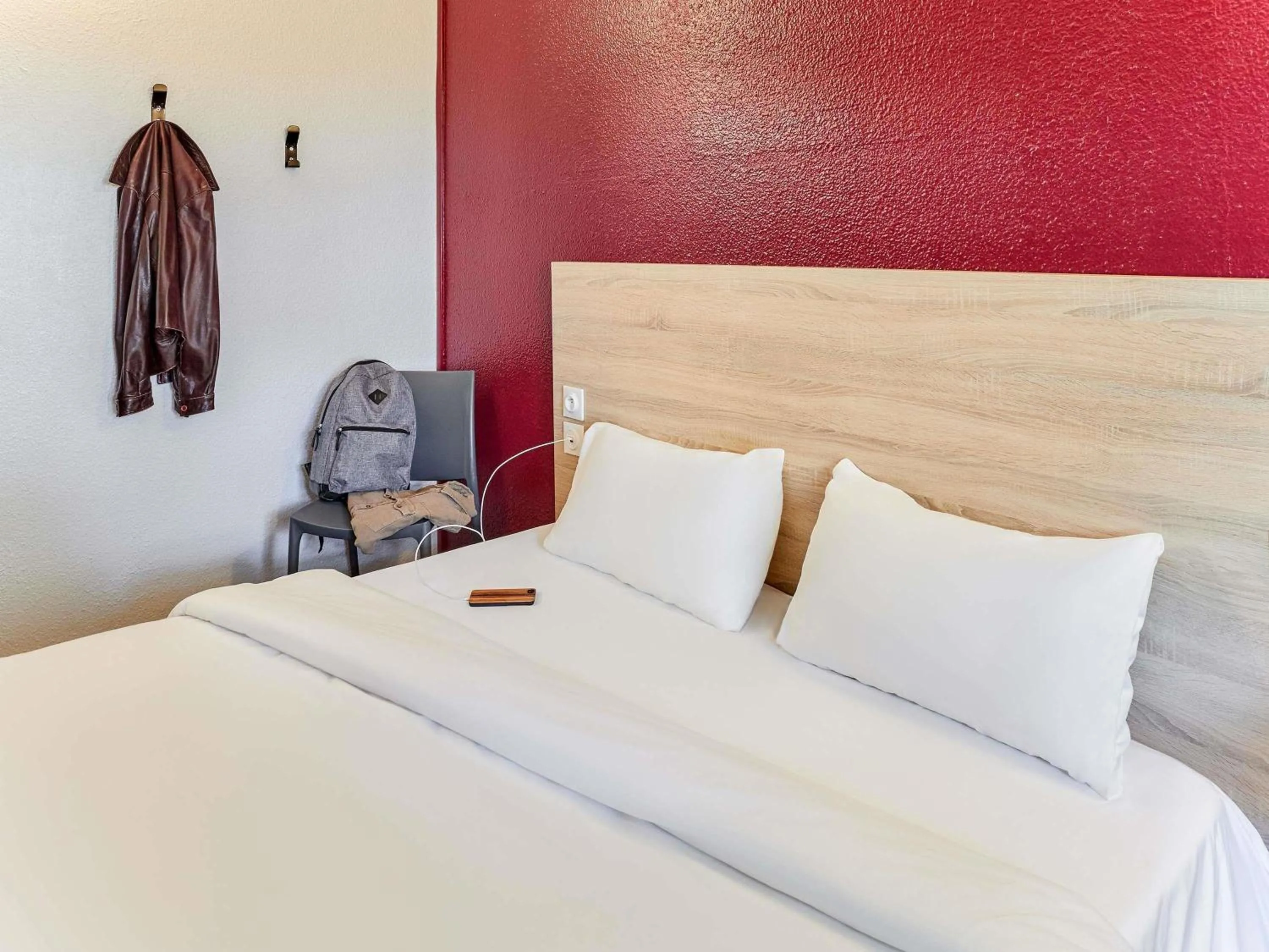 Bedroom, Bed in hotelF1 Antibes Sophia Antipolis