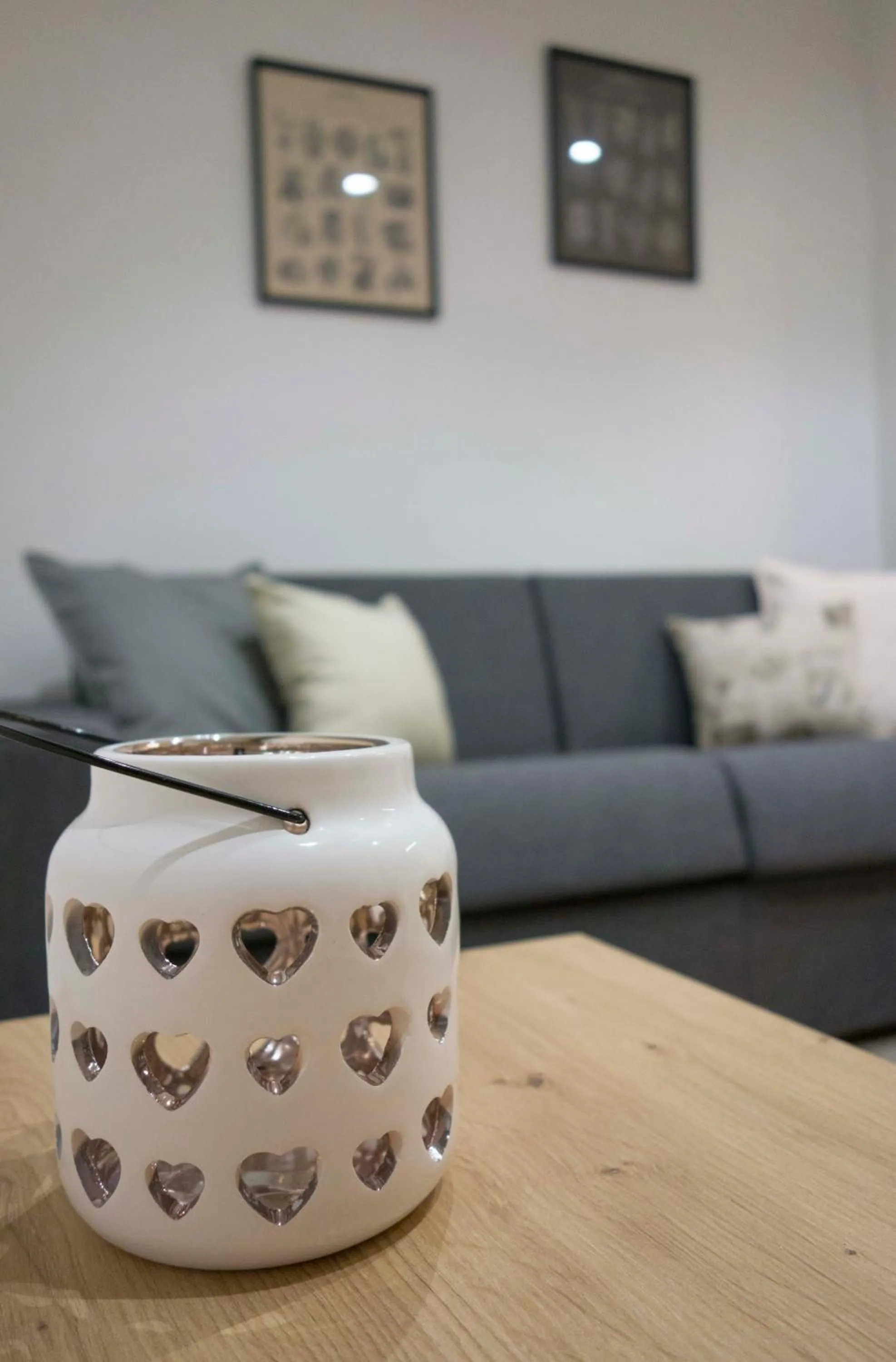 Living room in B&B La casa dei cuori