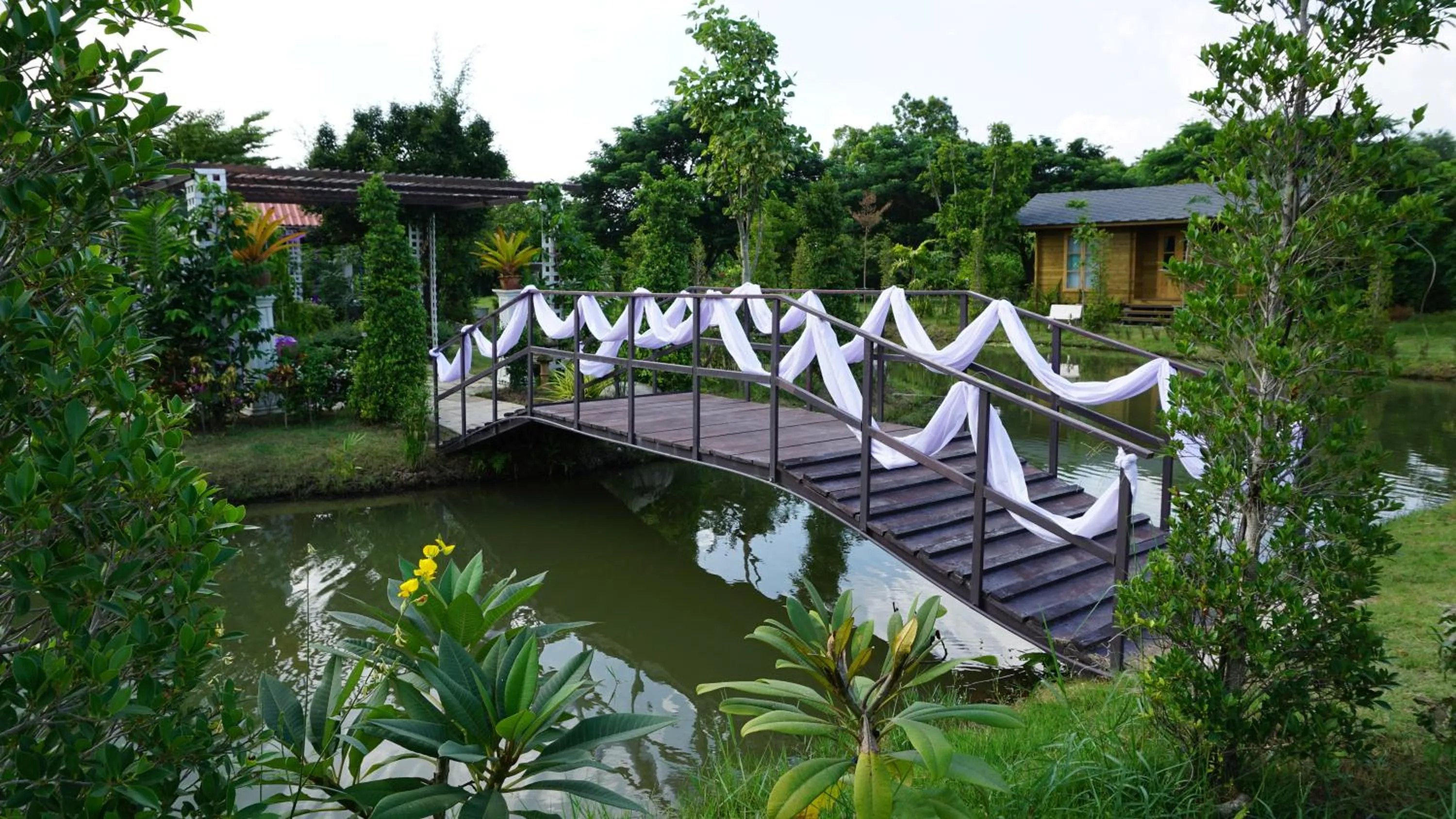 Natural landscape in Sripiamsuk Resort Bangkok